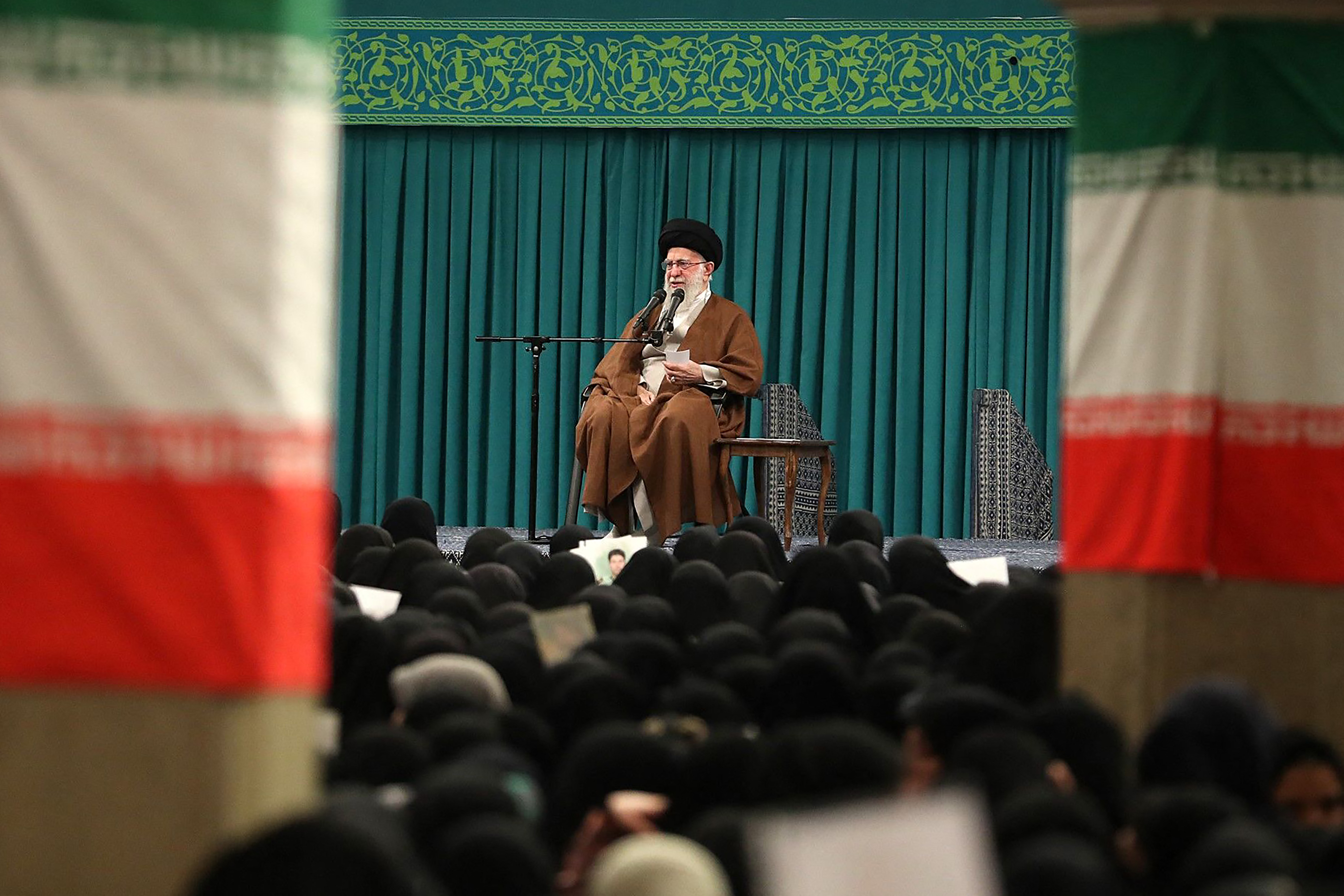 Iran's Supreme Leader Ayatollah Ali Khamenei in Tehran. Iran backs Hezbollah. Photo / AFP