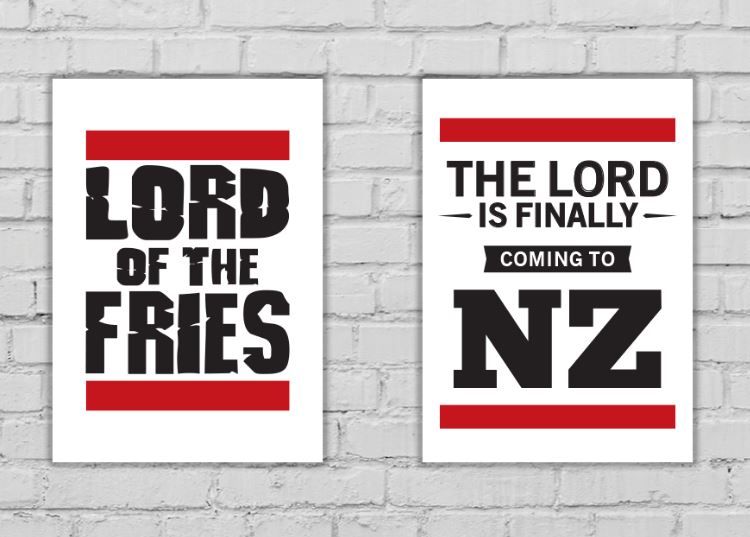 Lord of the Fries is set to open an outlet in New Zealand.