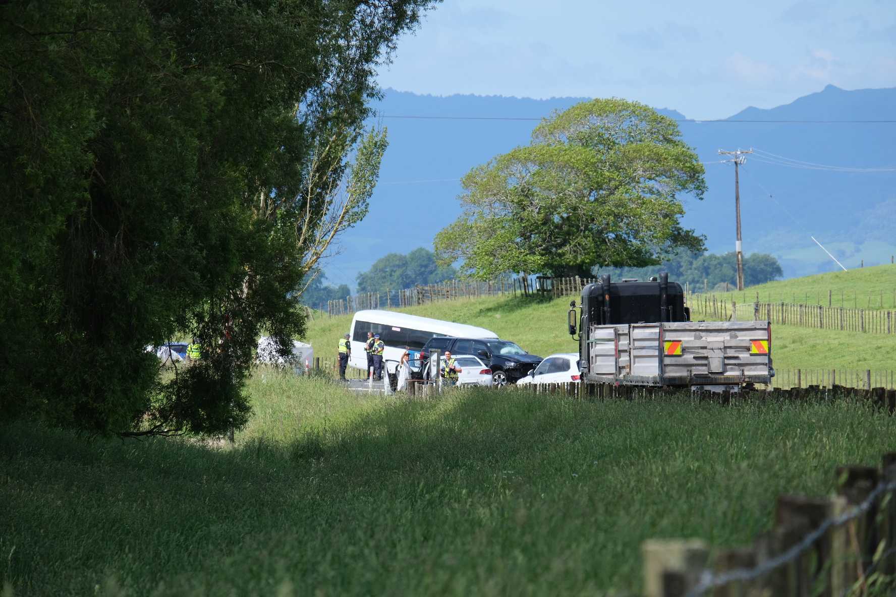 The crash between three vehicles, including a tourist bus, at Piarere killed one person and injured 14 others on Wednesday last week. 
