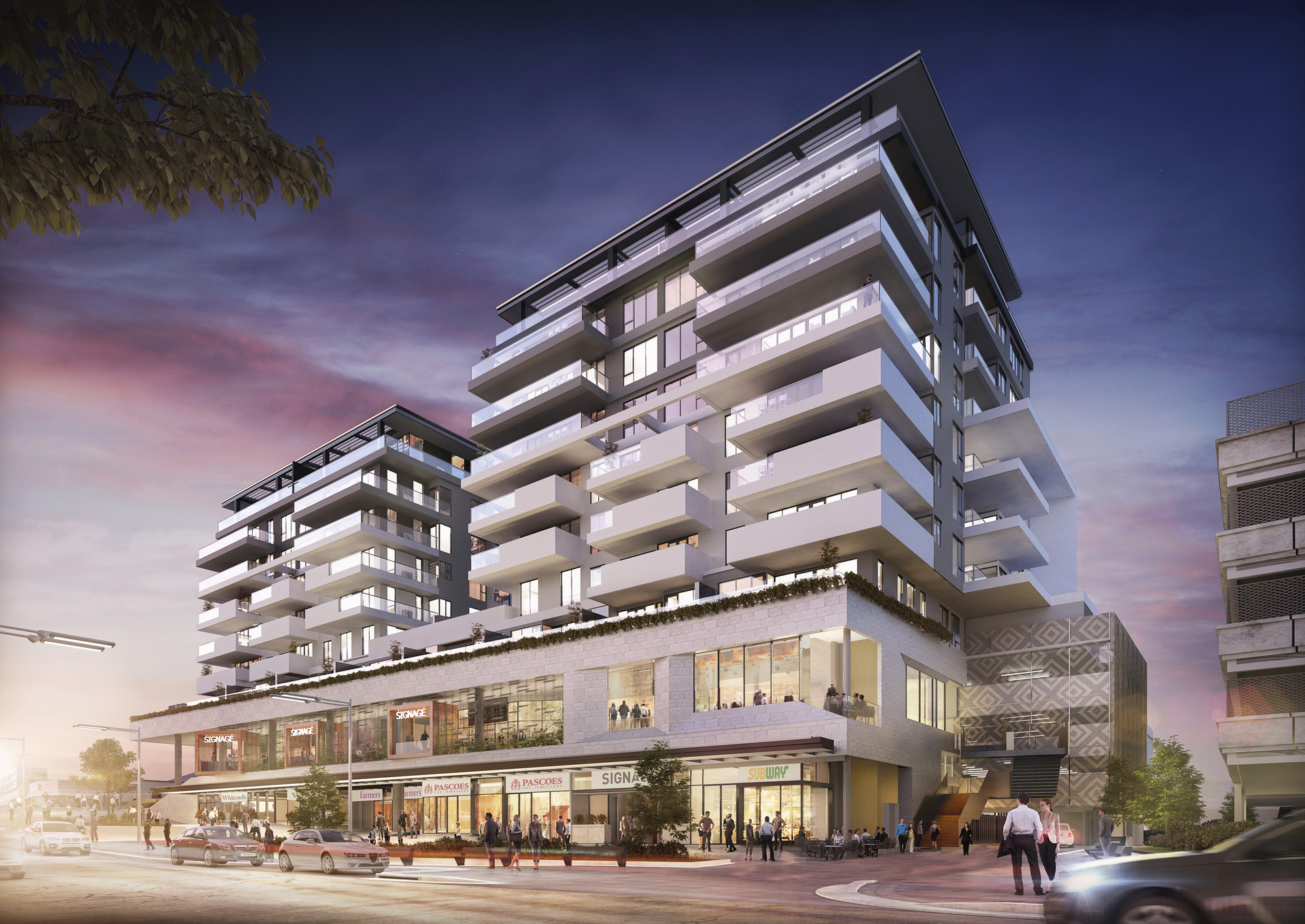 Artists' impression only of the Farmers building. Photo / Ignite Architects