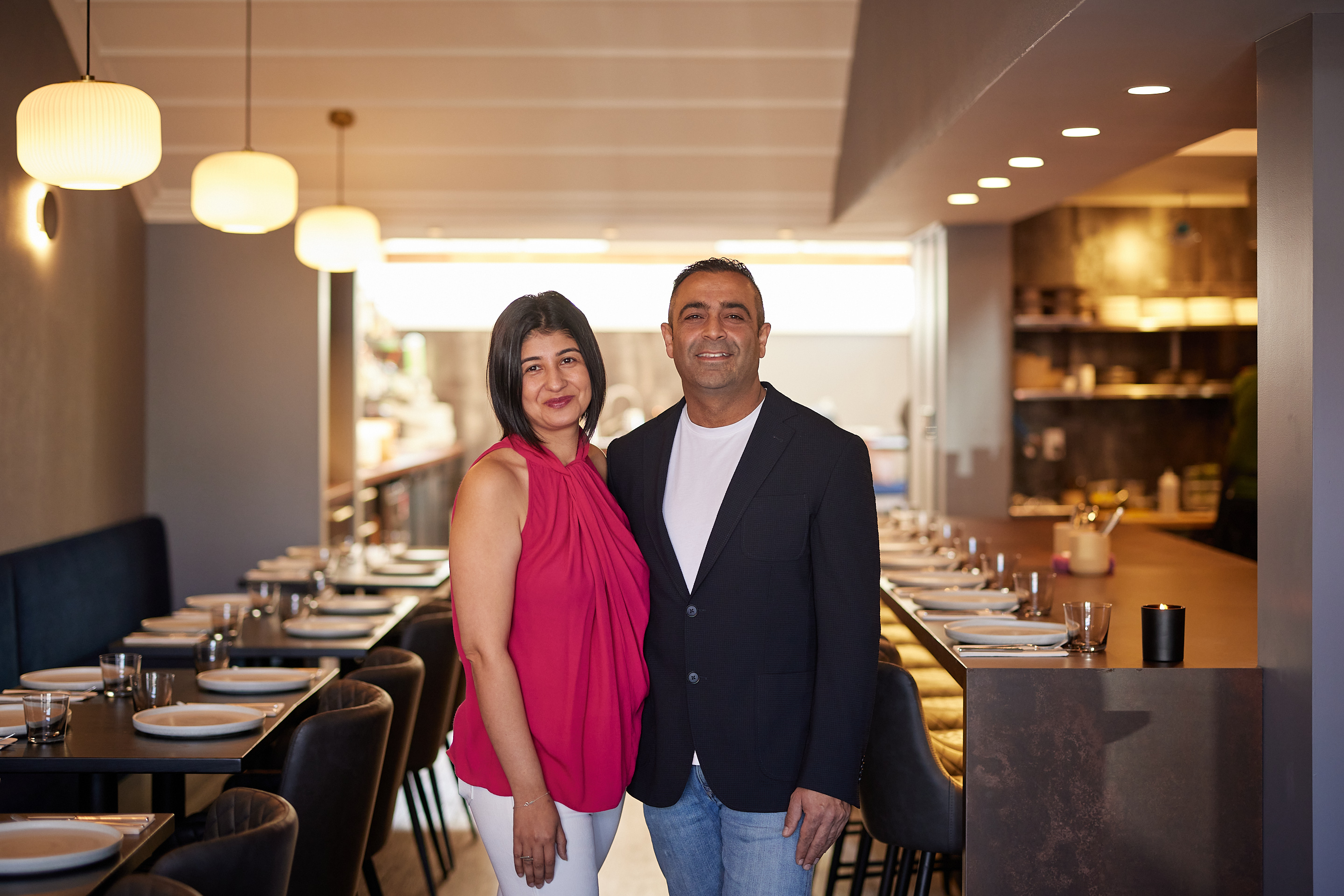 Chand and Sid Sahrawat. Photo / Josh Griggs
