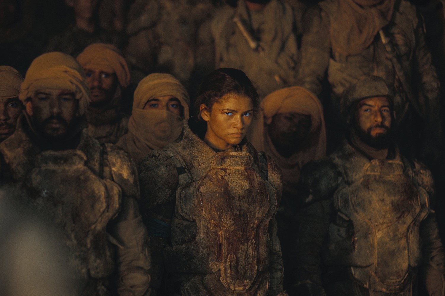 Dune: Part Two spends more time on Arrakis with the Fremen, including Chani played by Zendaya. Photo / AP