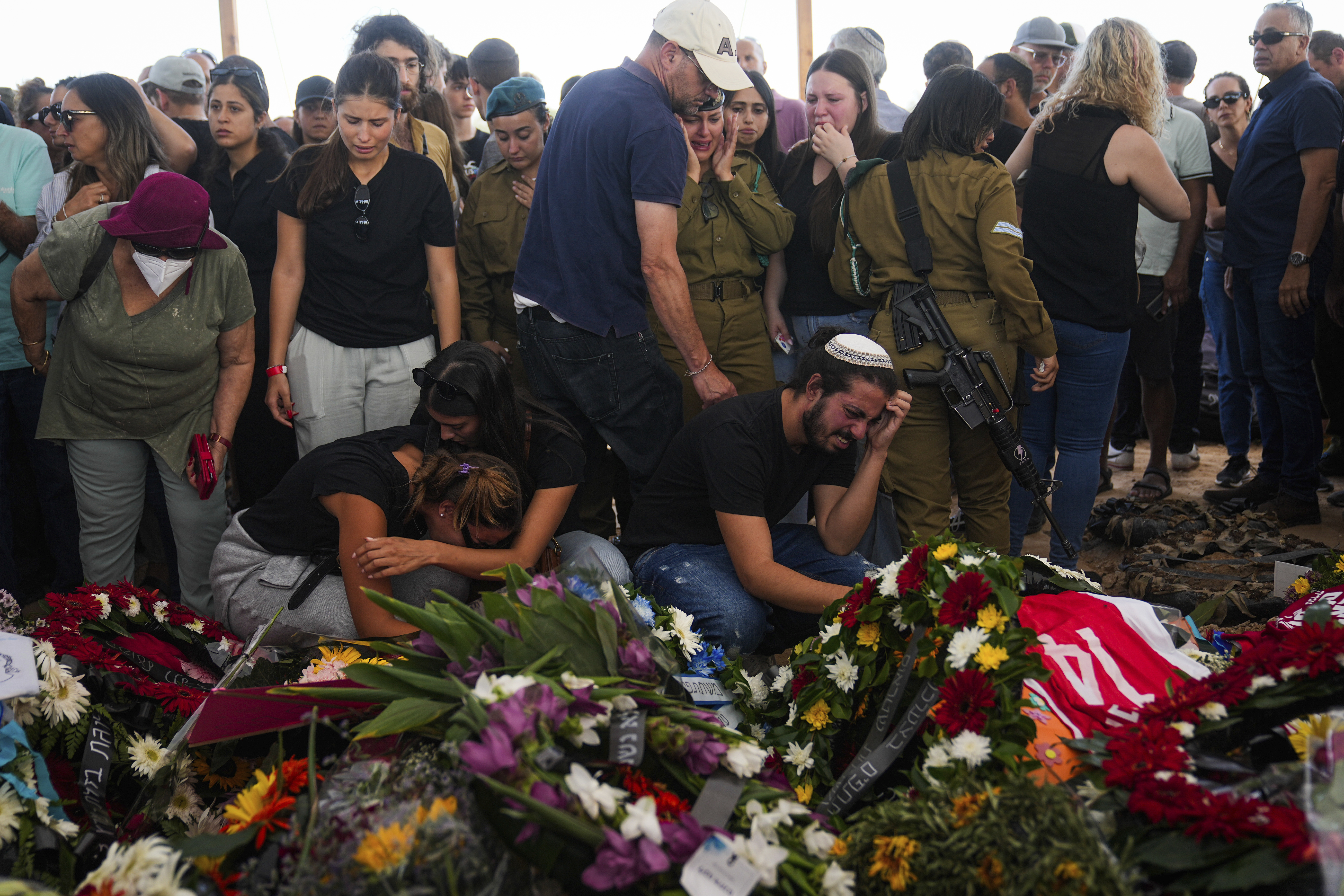 The Israeli family of five was killed by Hamas militants on October 7 at their house in Kibbutz Kfar Azza near the border with the Gaza Strip. Photo / AP