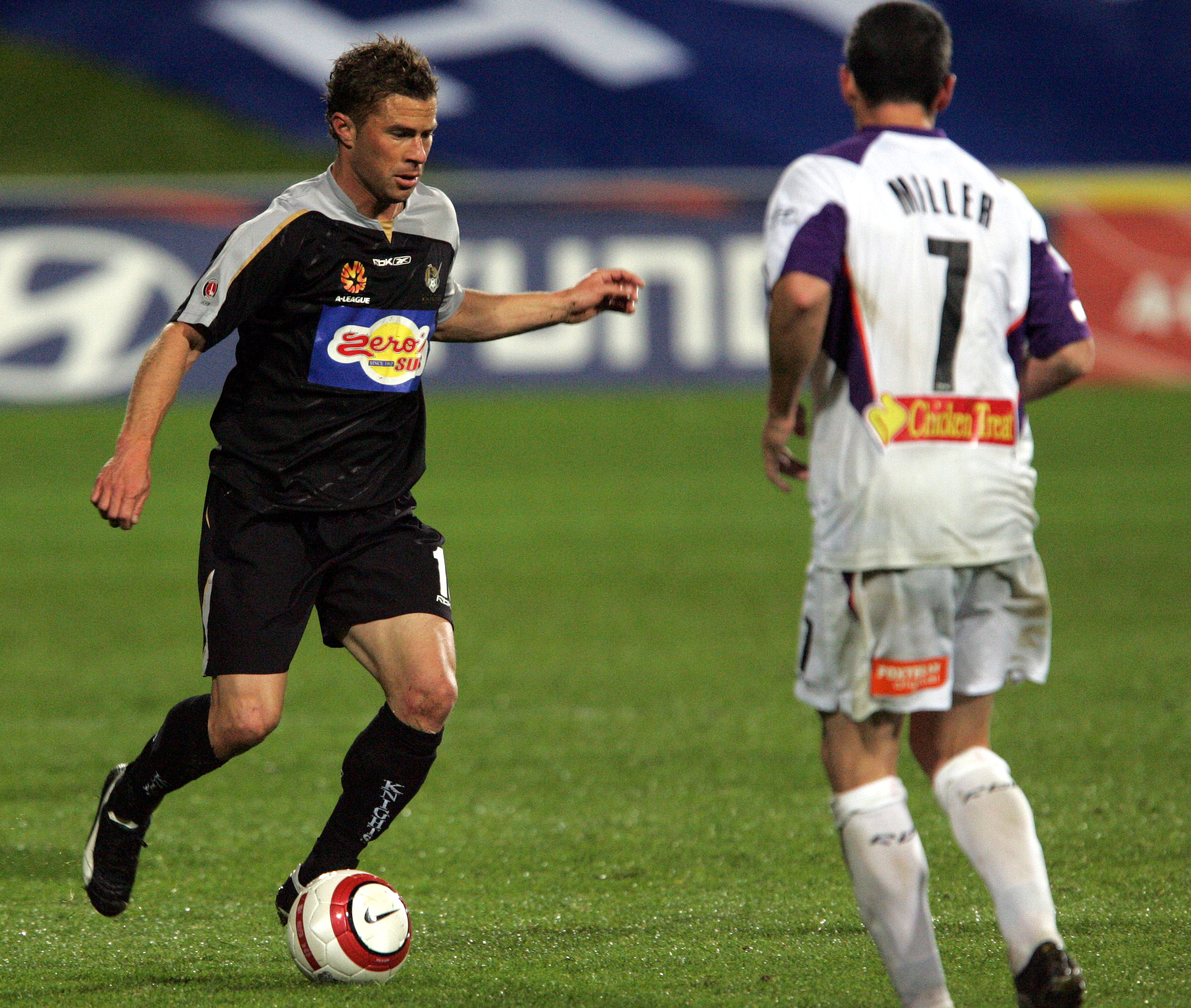 Noah Hickey playing for the New Zealand Knights in 2005. Photo / Photosport