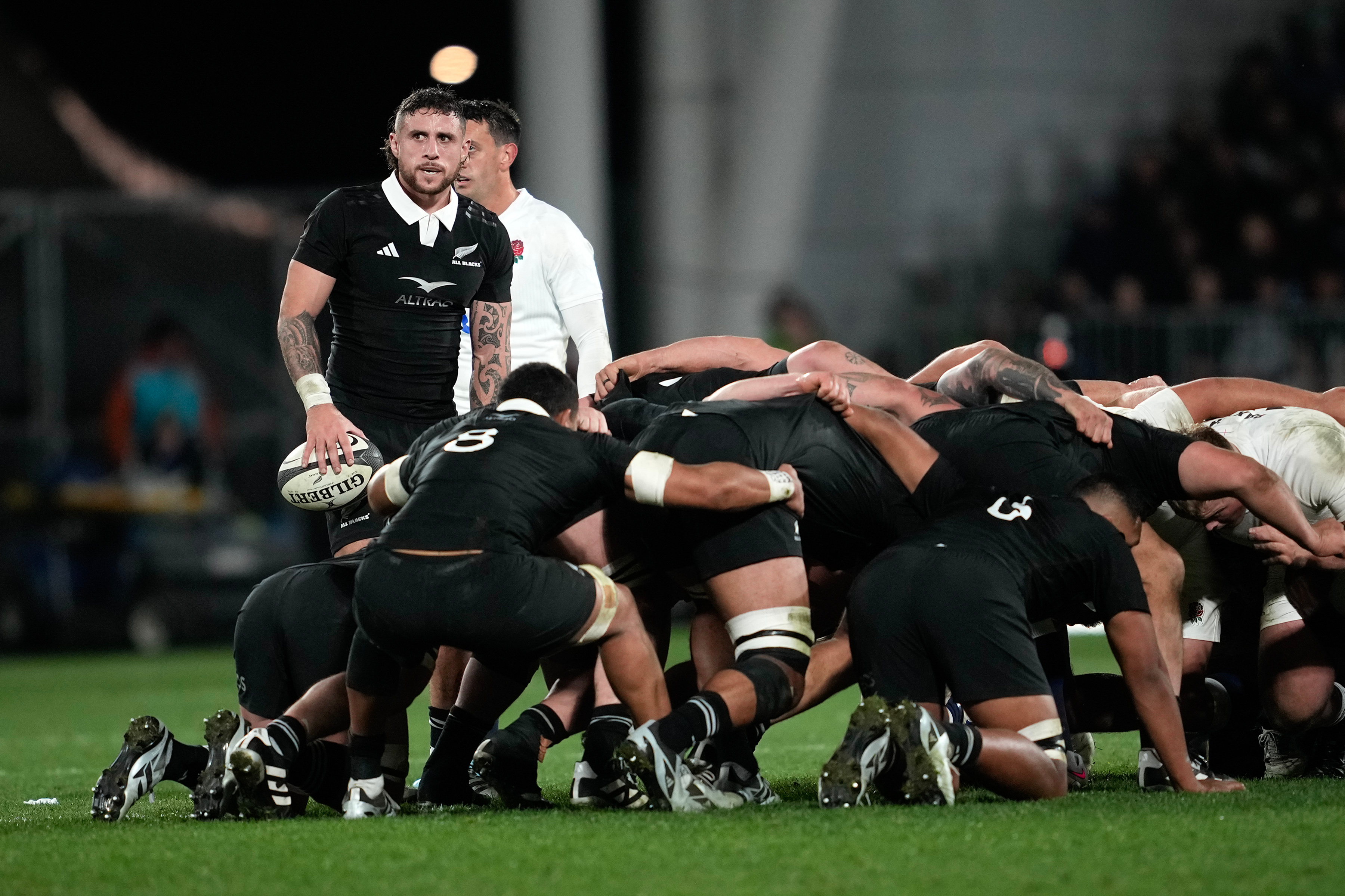 All Blacks coach Scott Roberson can be pleased with the effort his forwards displayed, writes Gregor Paul. Photo / Photosport