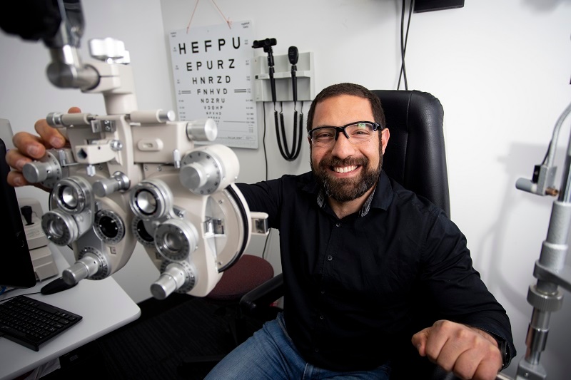 Ehsan Vaghefi developed an interest in more accessible eye treatment after his father went blind due to a preventable condition. Photo / File