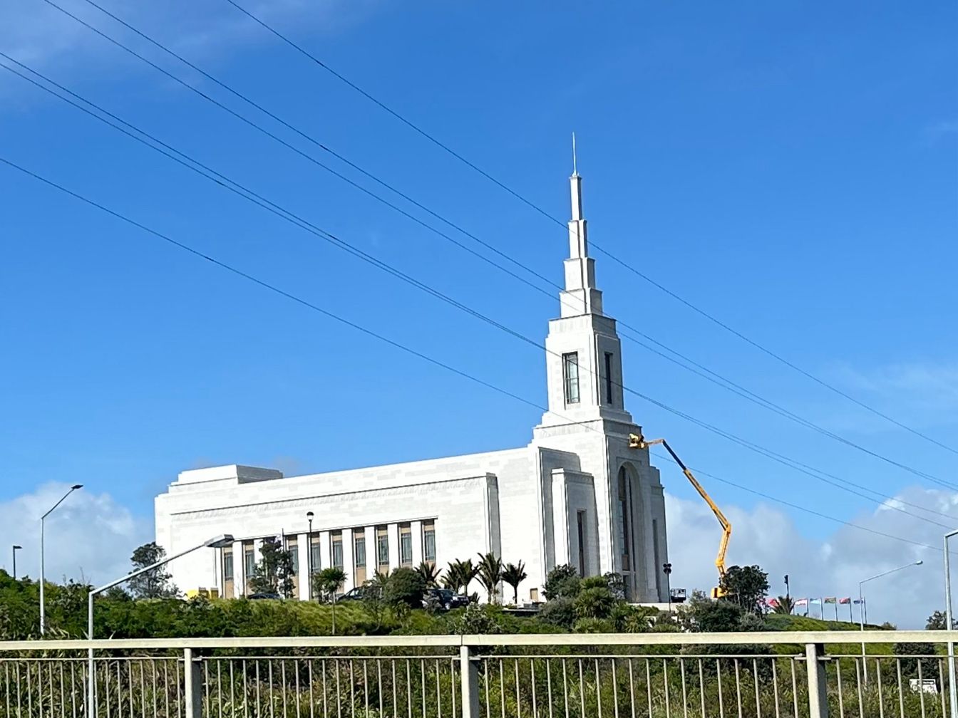 The magnificent new Mormon temple at Manukau is to open soon.
