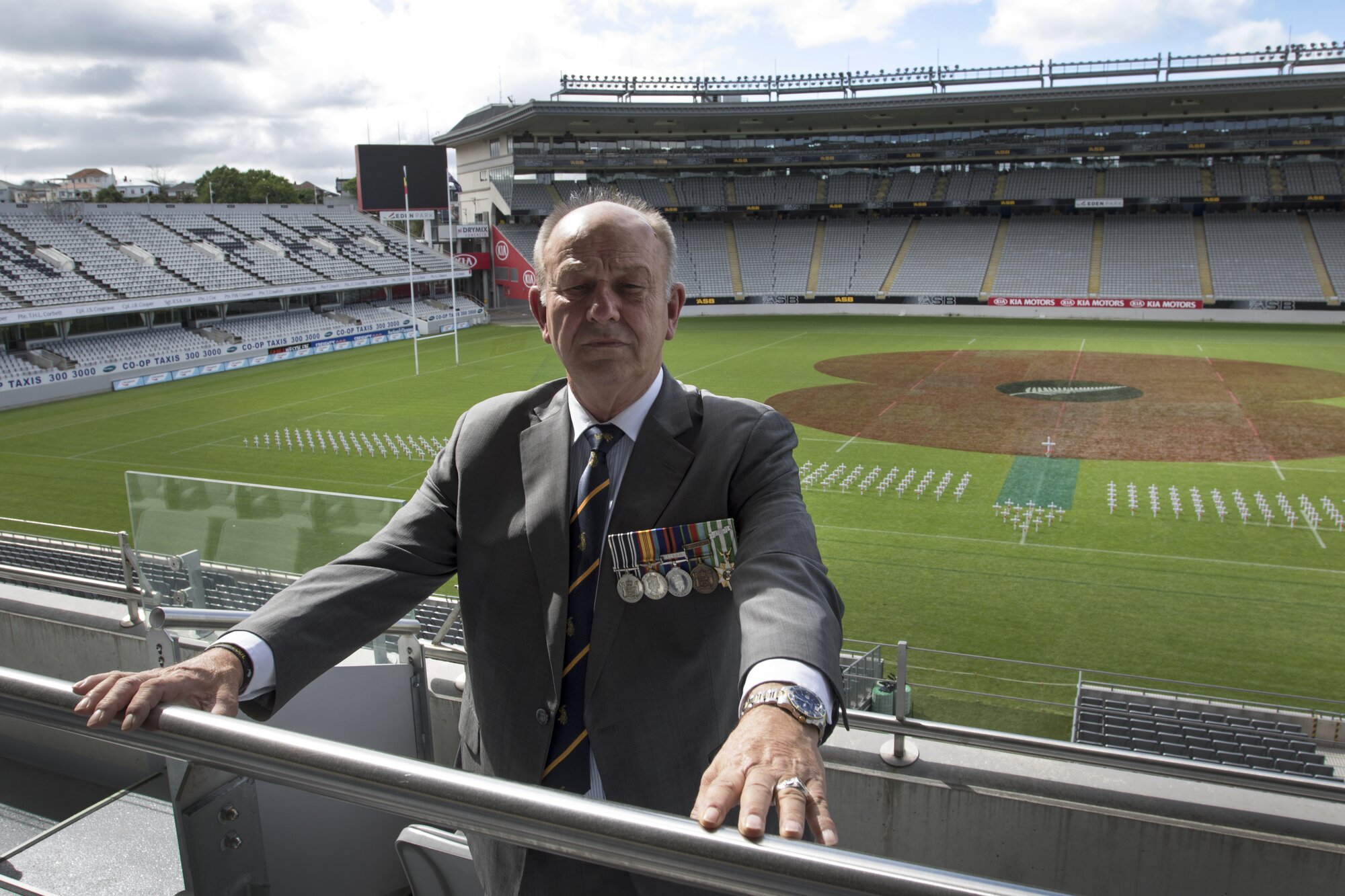 Former Auckland RSA president, and now president of the Auckland Veterans' Association, Graham Gibson will have an alternate poppy offering available. Photo / NZME


