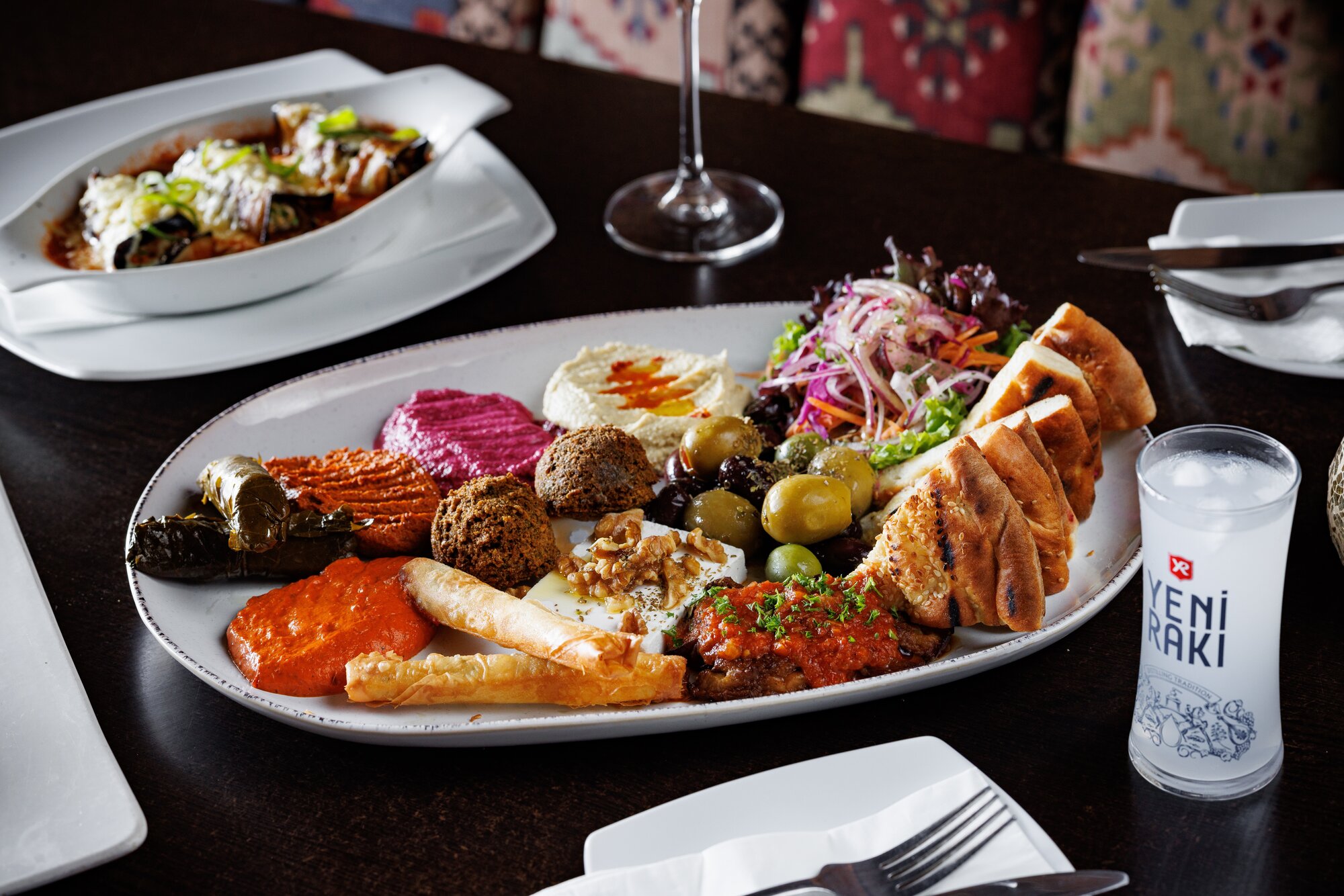 The mezze platter on the menu at Mediterranean bar and restaurant Troy in Torbay. Photo / Babiche Martens