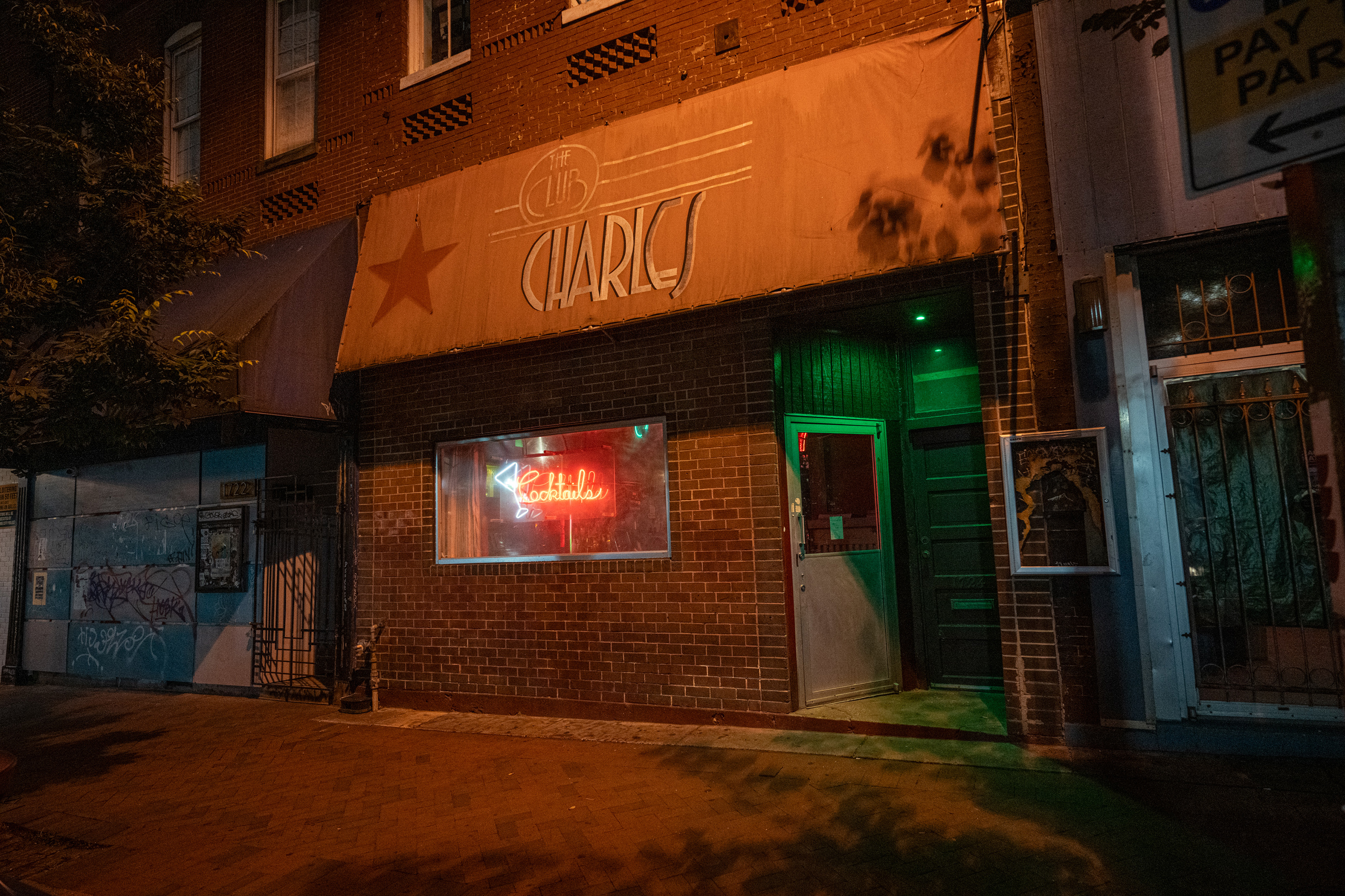 Club Charles, which John Waters started frequenting in the 1970s when it was called the Wigwam and had a rough reputation, in Baltimore. Photo / Christopher Myers, The New York Times