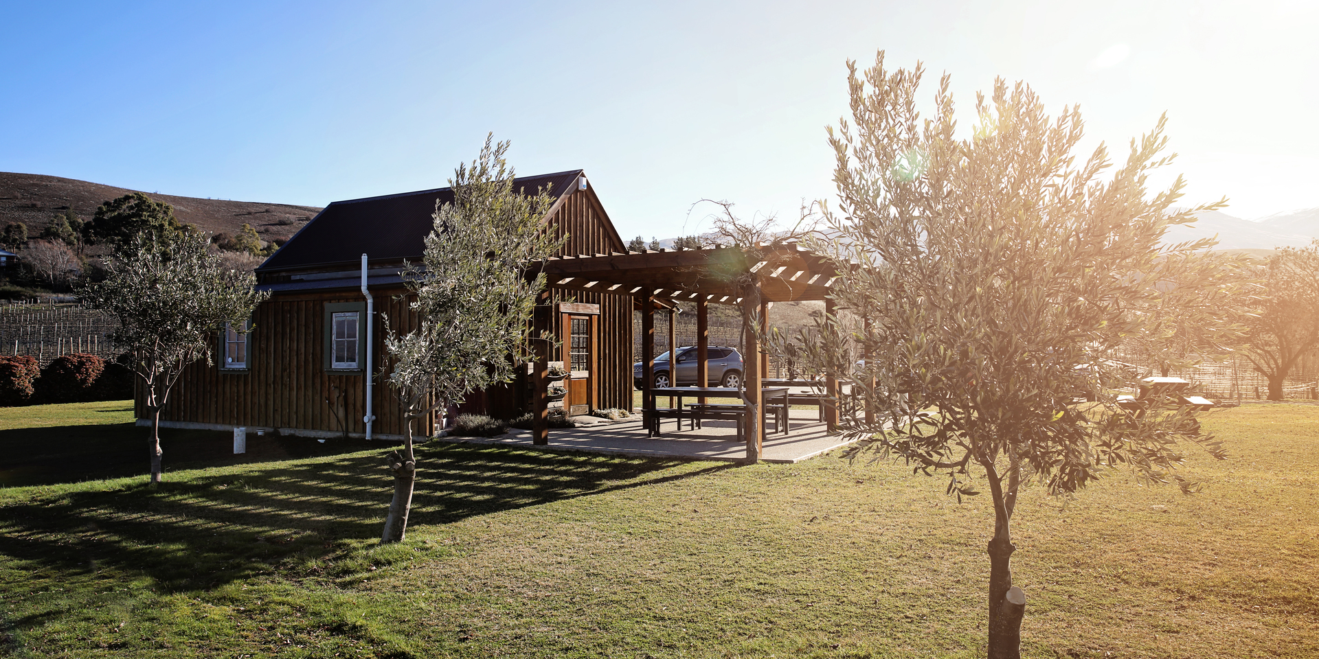 Scott Base is part of the Allan Scott Family Winemakers' empire, with a percentage of sales donated to the Antarctic Heritage Trust. Photo / James Jubb, Tourism Central Otago