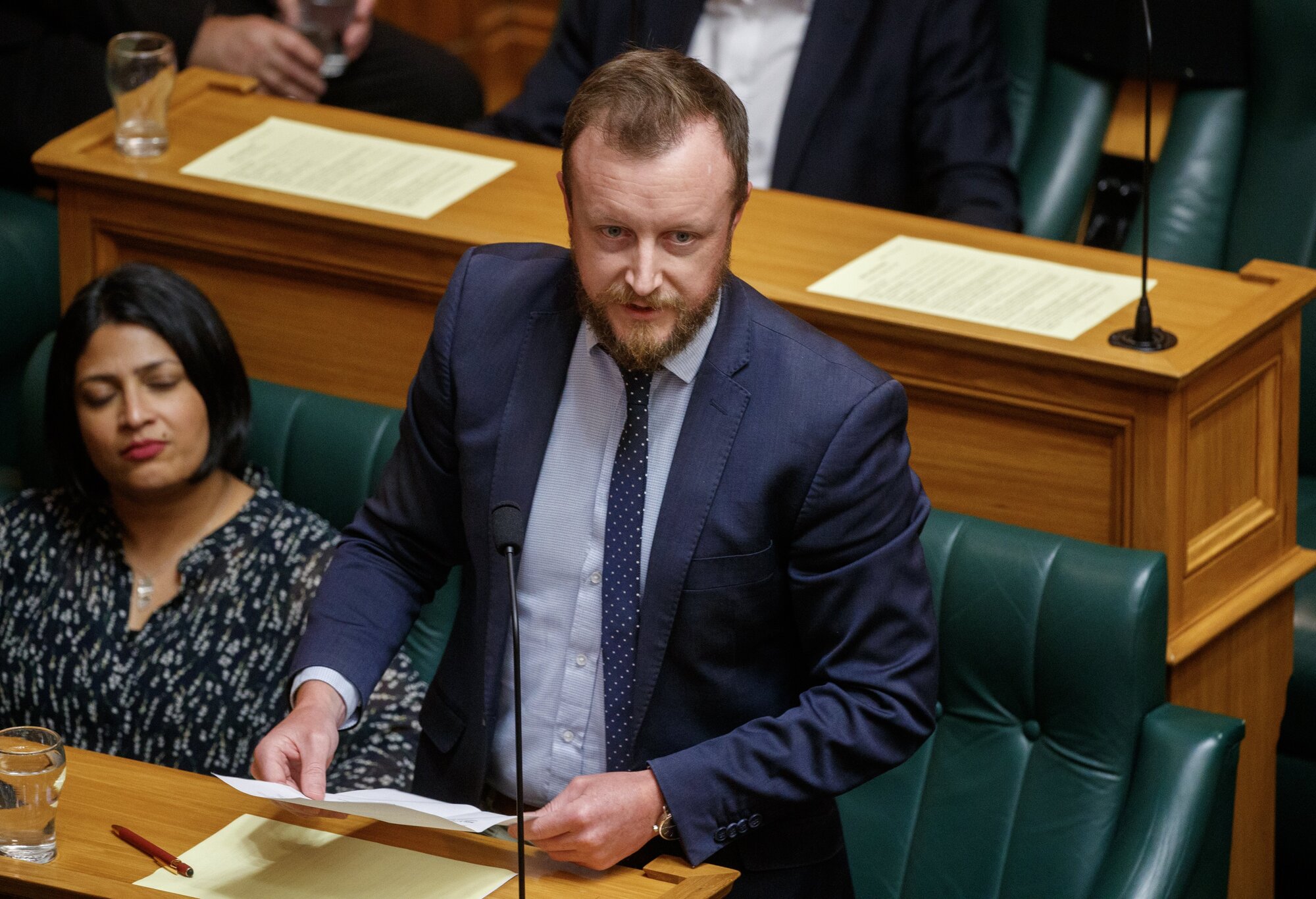 Labour MP Kieran McAnulty submitted the member's bill that has now amended the Sale and Supply of Alcohol Act. Photo / Mark Mitchell