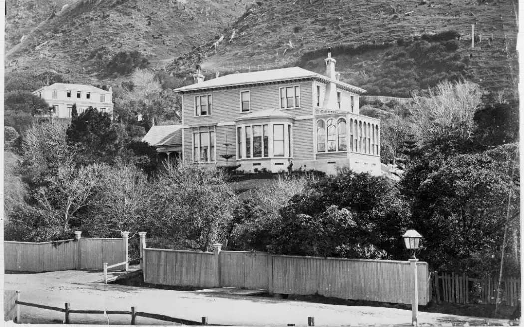 Premier House, Tinakori Road, Thorndon, circa 1880, taken by an unidentified photographer. Photo / Alexander Turnbull Library