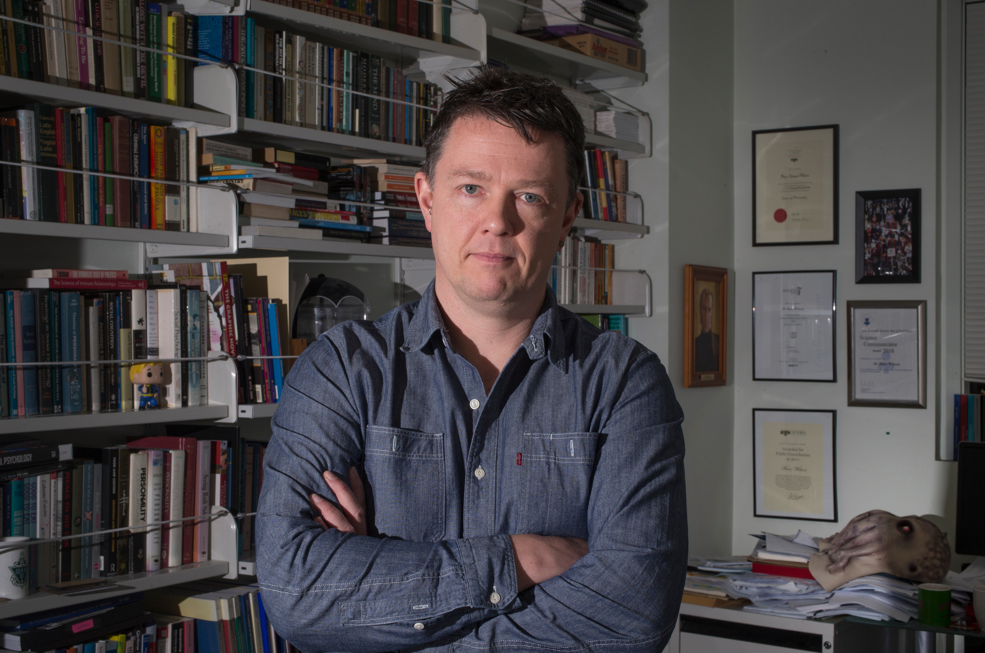 Victoria University psychologist Professor Marc Wilson. Photo / Mark Mitchell