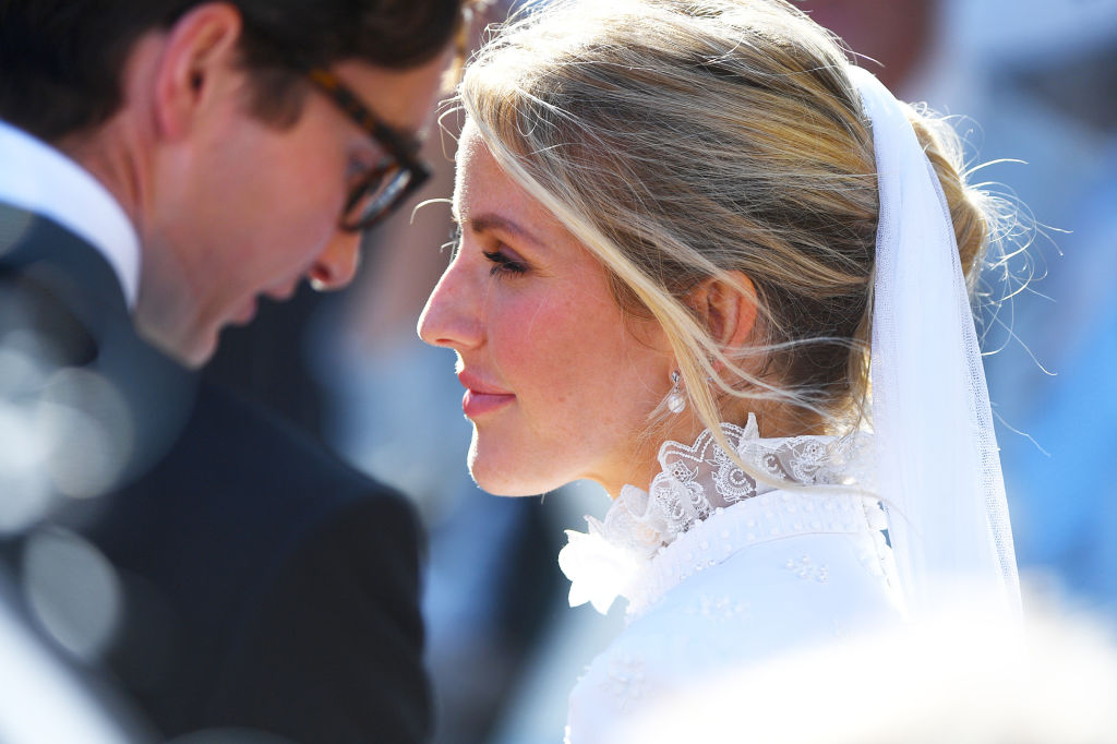 Ellie Goulding and Caspar Jopling on their wedding day. Photo / Getty Images