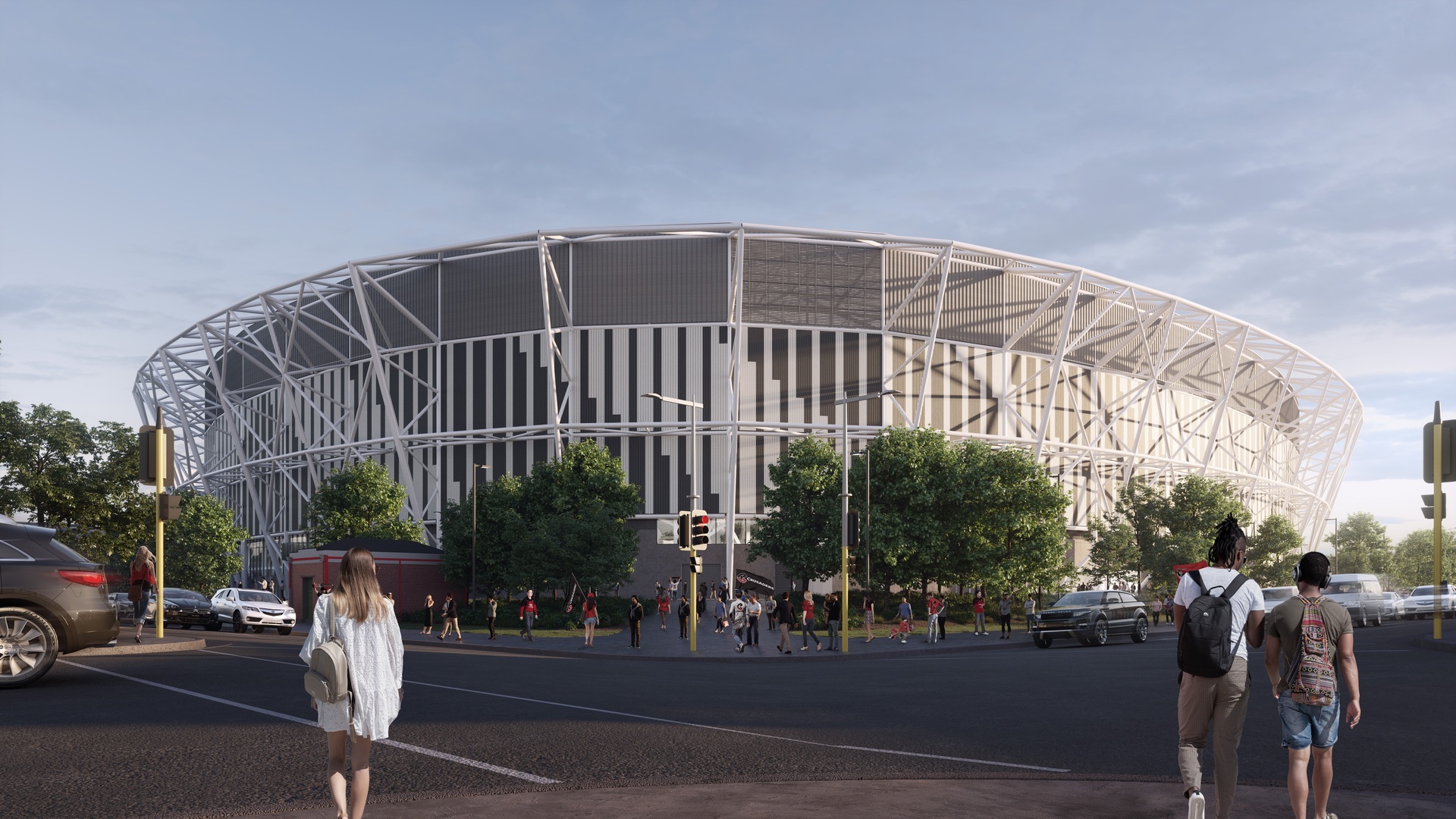 An artist's impression of Christchurch's planned multi-use arena, Te Kaha. Photo / Supplied