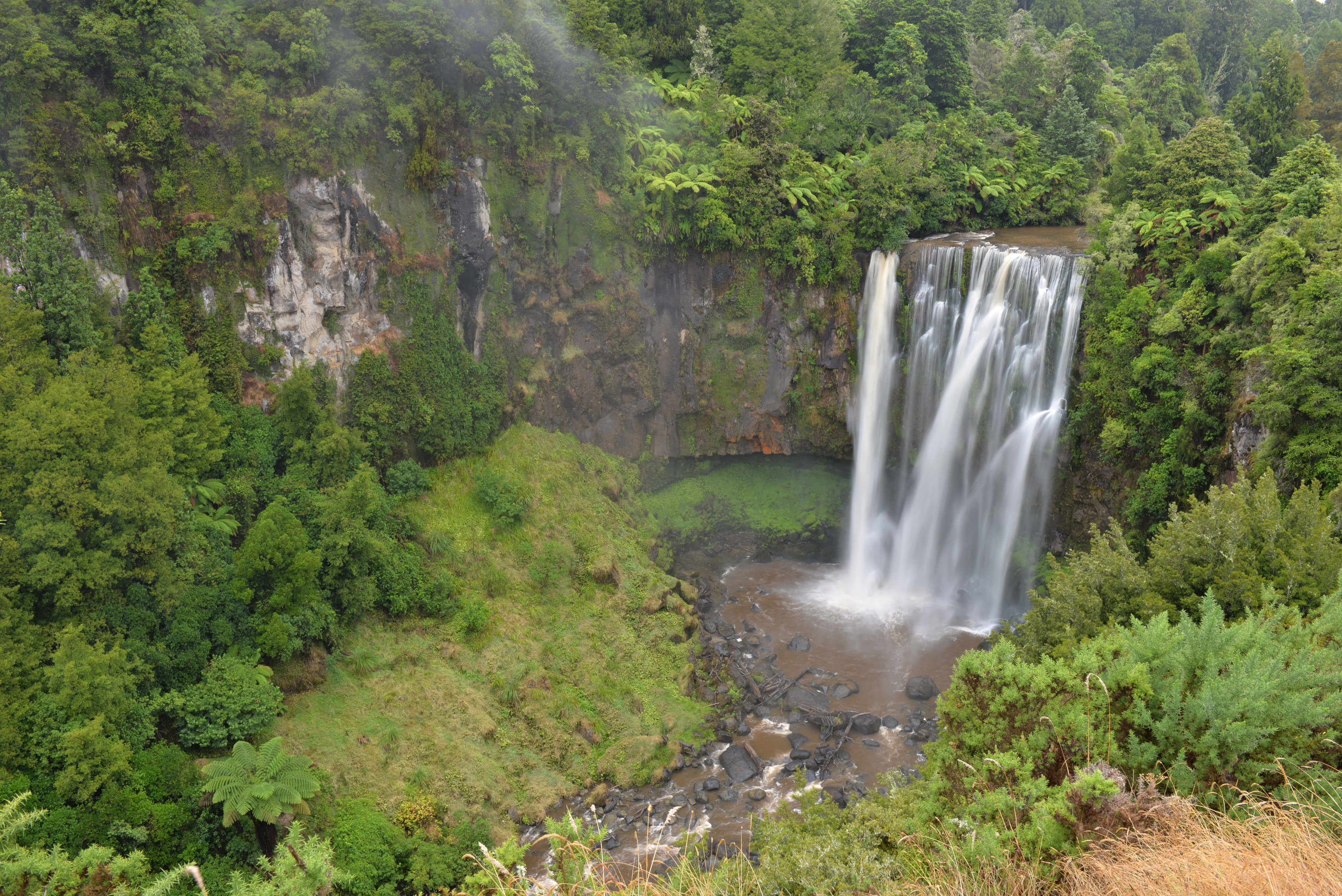 Omaru Falls — a hidden gem in the Waitomo district. Photo /  Jurek Zalopa