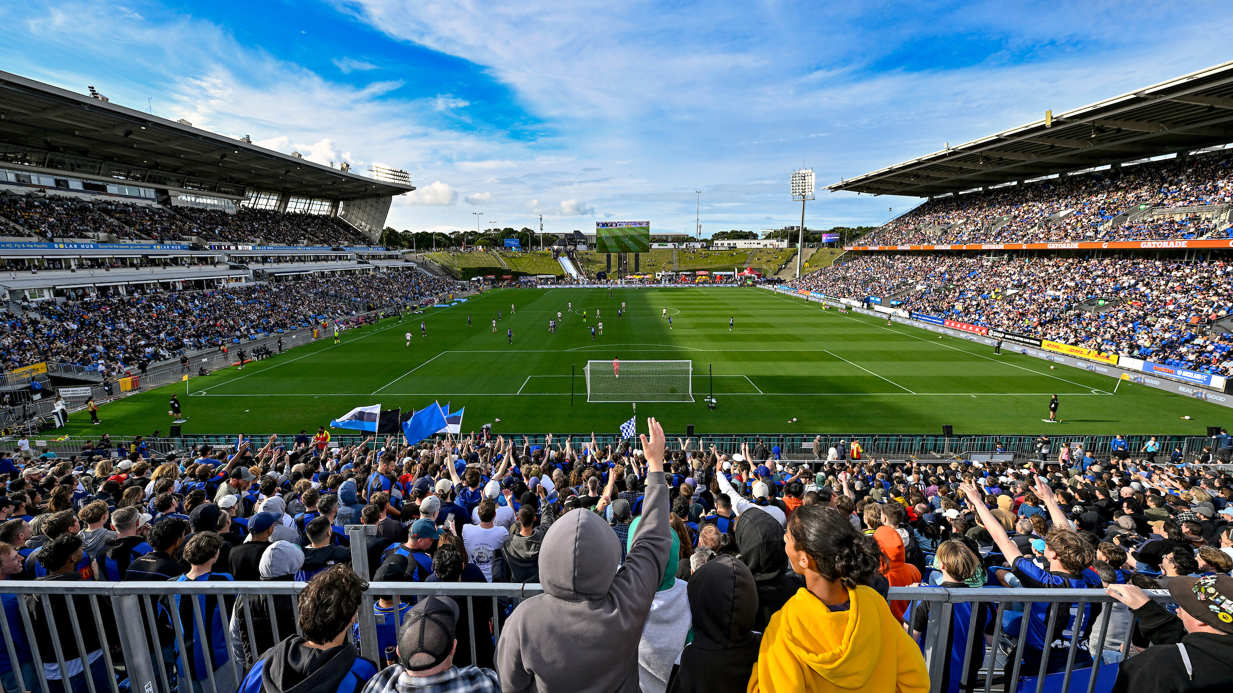 A report is also being done on Auckland's existing stadiums, including Go Media Stadium at Mt Smart. Alan Lee / www.photosport.nz