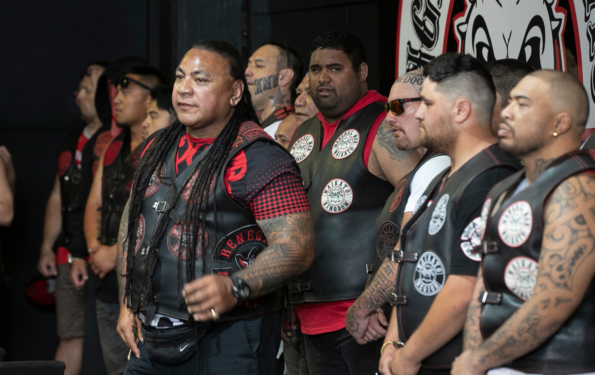 Sonny Fatupaito, leader of the Waikato Mongrel Mob Kingdom. Photo / Alan Gibson