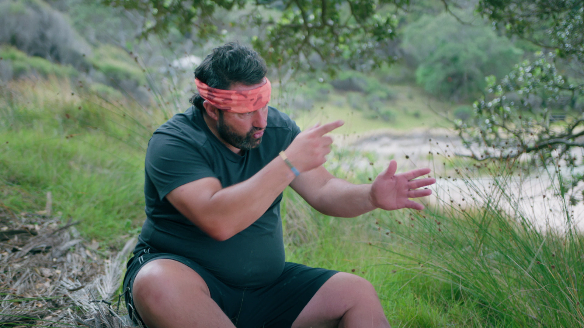 Duncan Garner demonstrates his rugby skills. Photo / TVNZ