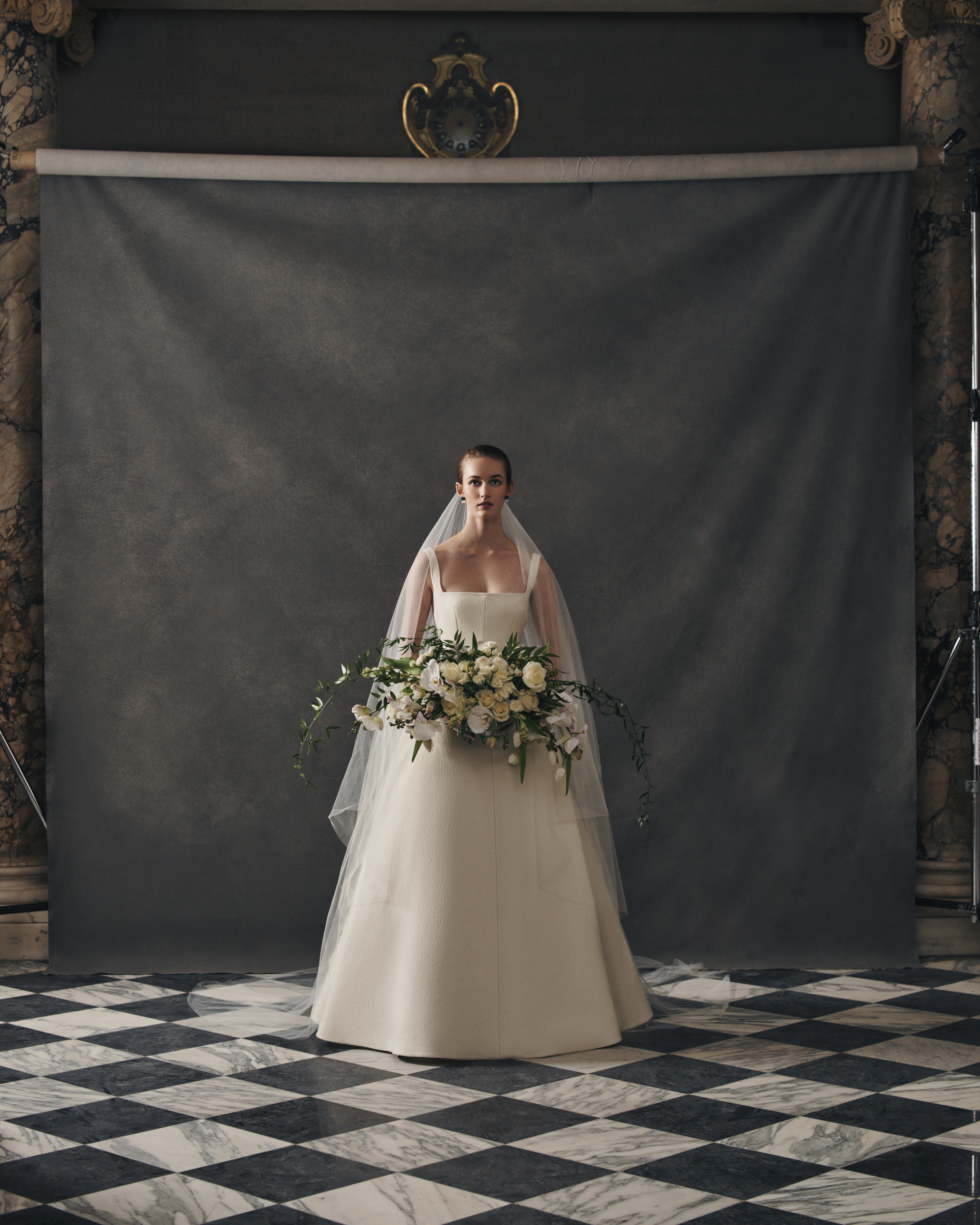 The Ira dress and Vela veil. Photo / Edd Horder