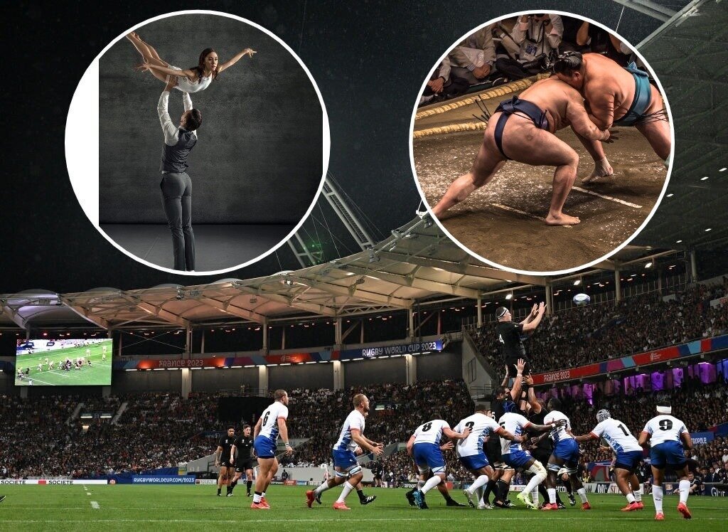Athletes from two very different fields - ballet and sumo wrestling - provided former All Blacks scrum and lineout coach Mike Cron with important nuggets of information. NZ Herald composite photo