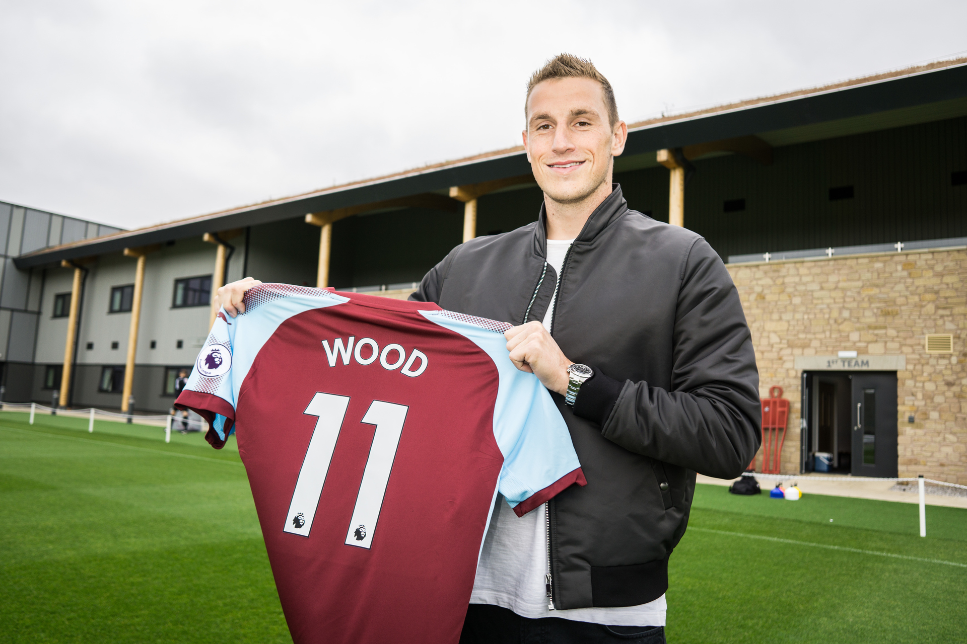 New Zealand international footballer and All Whites striker Chris Wood signs with Premiership club Burnley. 21/8/17. Photo / BurnleyFC.