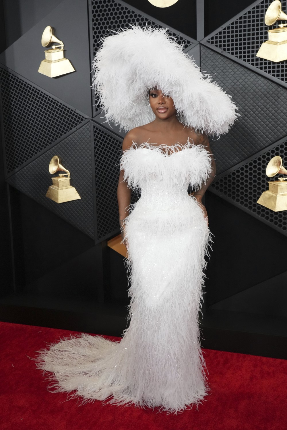 Summer Walker arrives at the 66th annual Grammy Awards in Los Angeles. Photo / Jordan Strauss, AP
