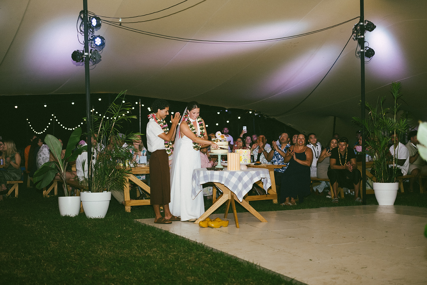 The wedding cakes were created by Rebecca Dalliessi of Lot Nineteen.
Photo / Geoffery Matautia and Hele Ikimotu