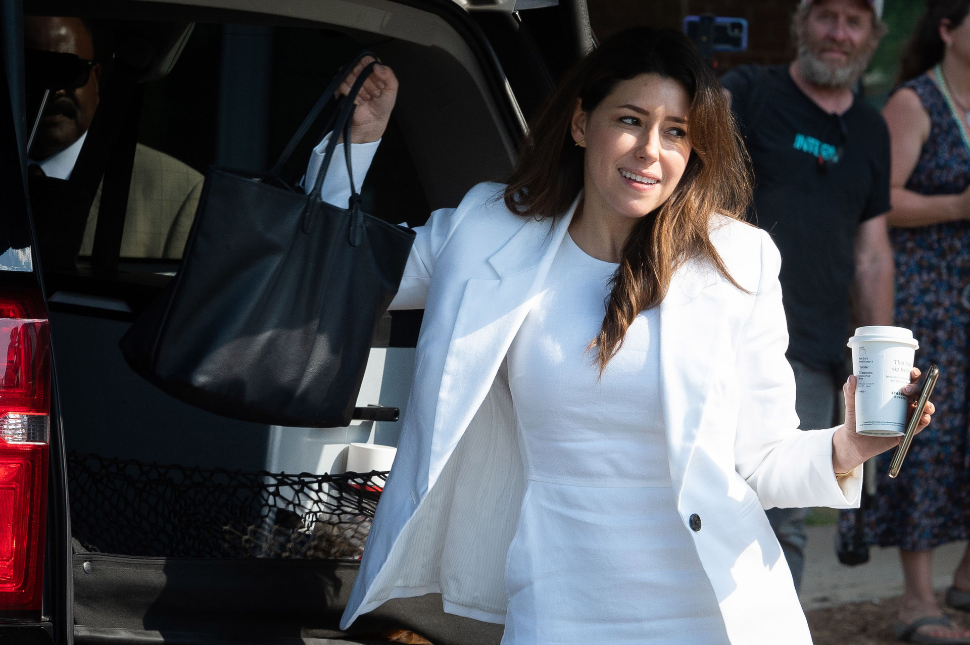 Camille Vasquez departs outside court during the Johnny Depp and Amber Heard civil trial. Photo / Getty Images