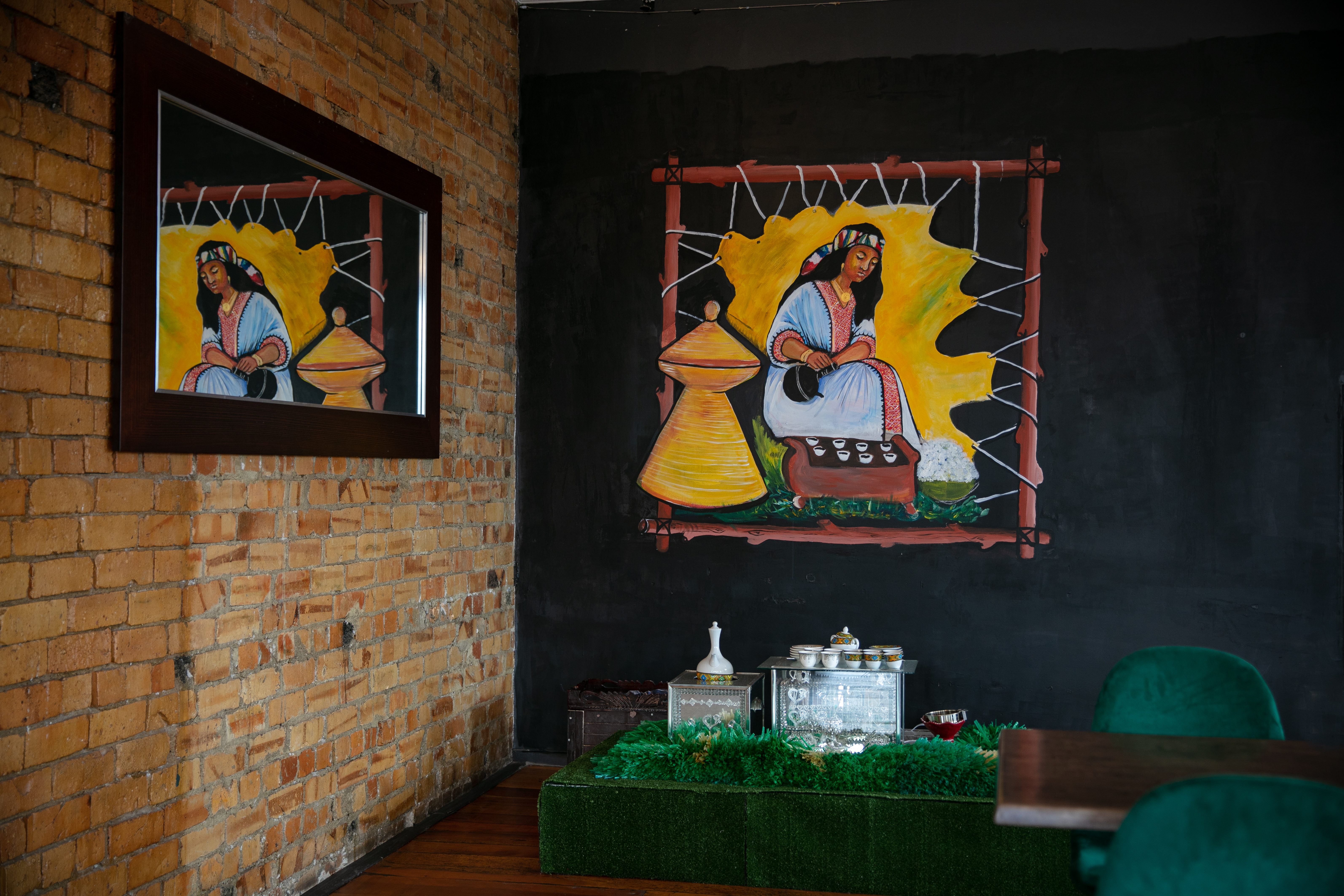 The upstairs dining room at Yala. Photo / Babiche Martens
