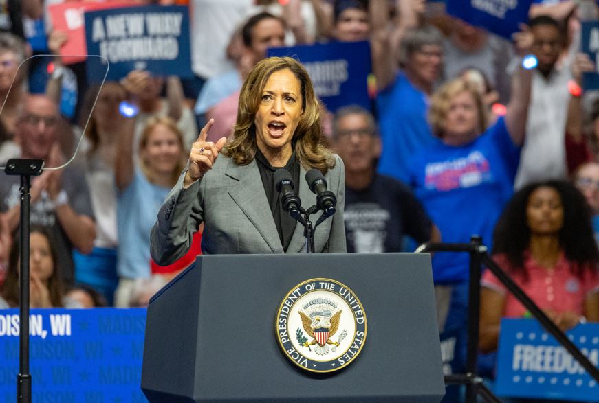 US Vice President Kamala Harris. Photo / AFP