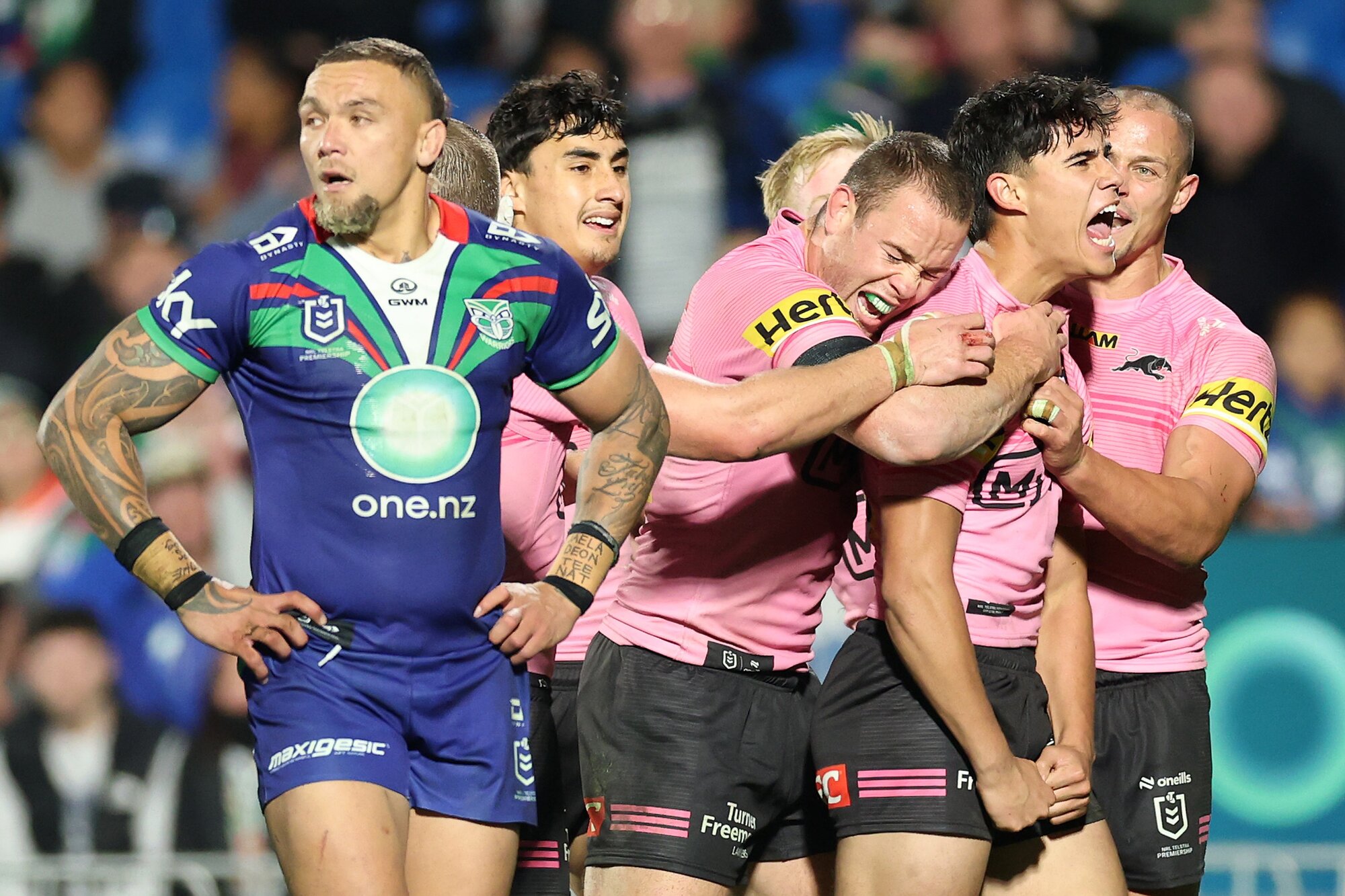 Penrith brought Warriors dreams to an abrupt halt. Photo / Getty Images