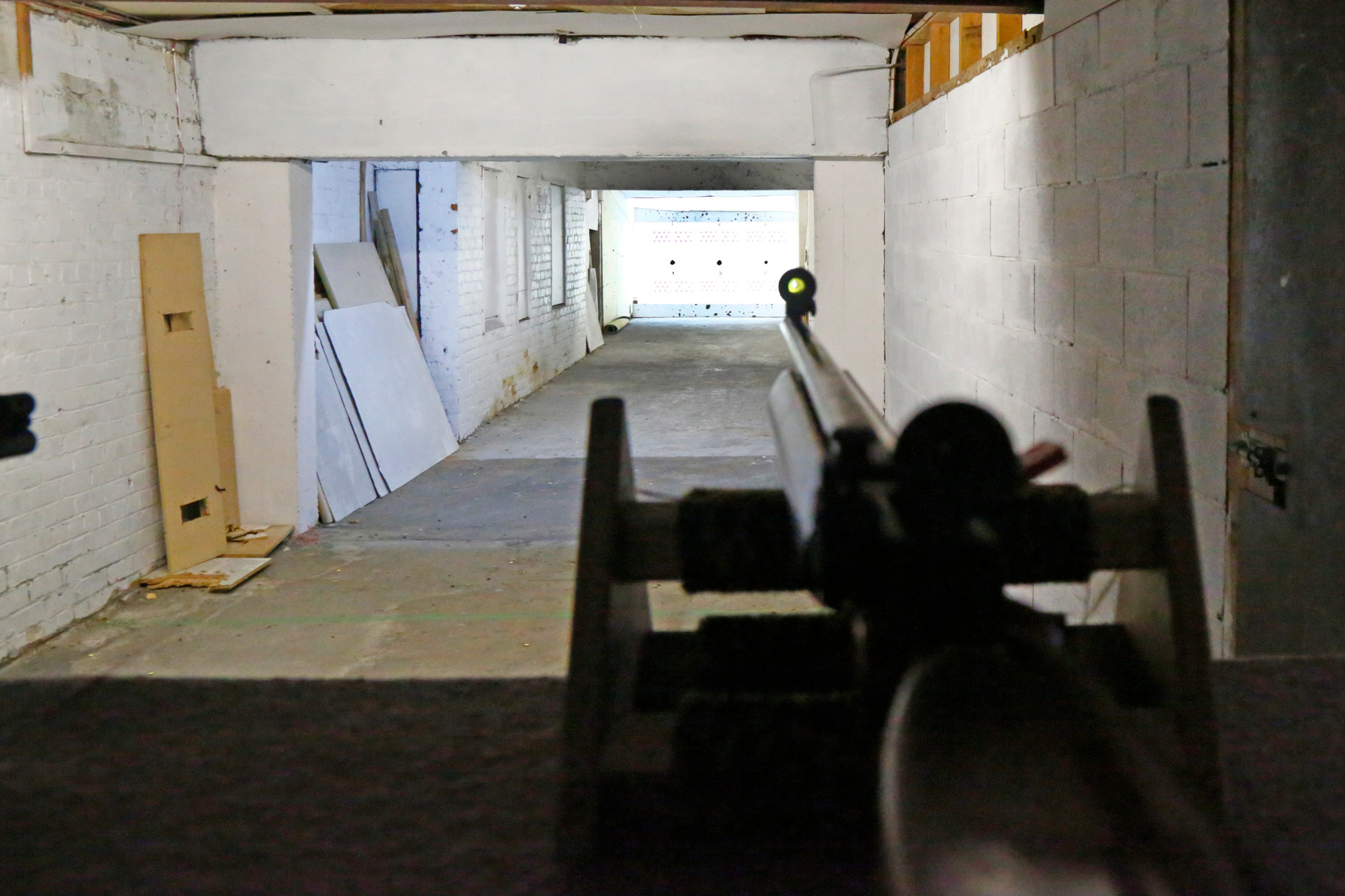 The shooting range beneath the Wanganui RSA Club has had an active membership for 75 years. Photo / Bevan Conley