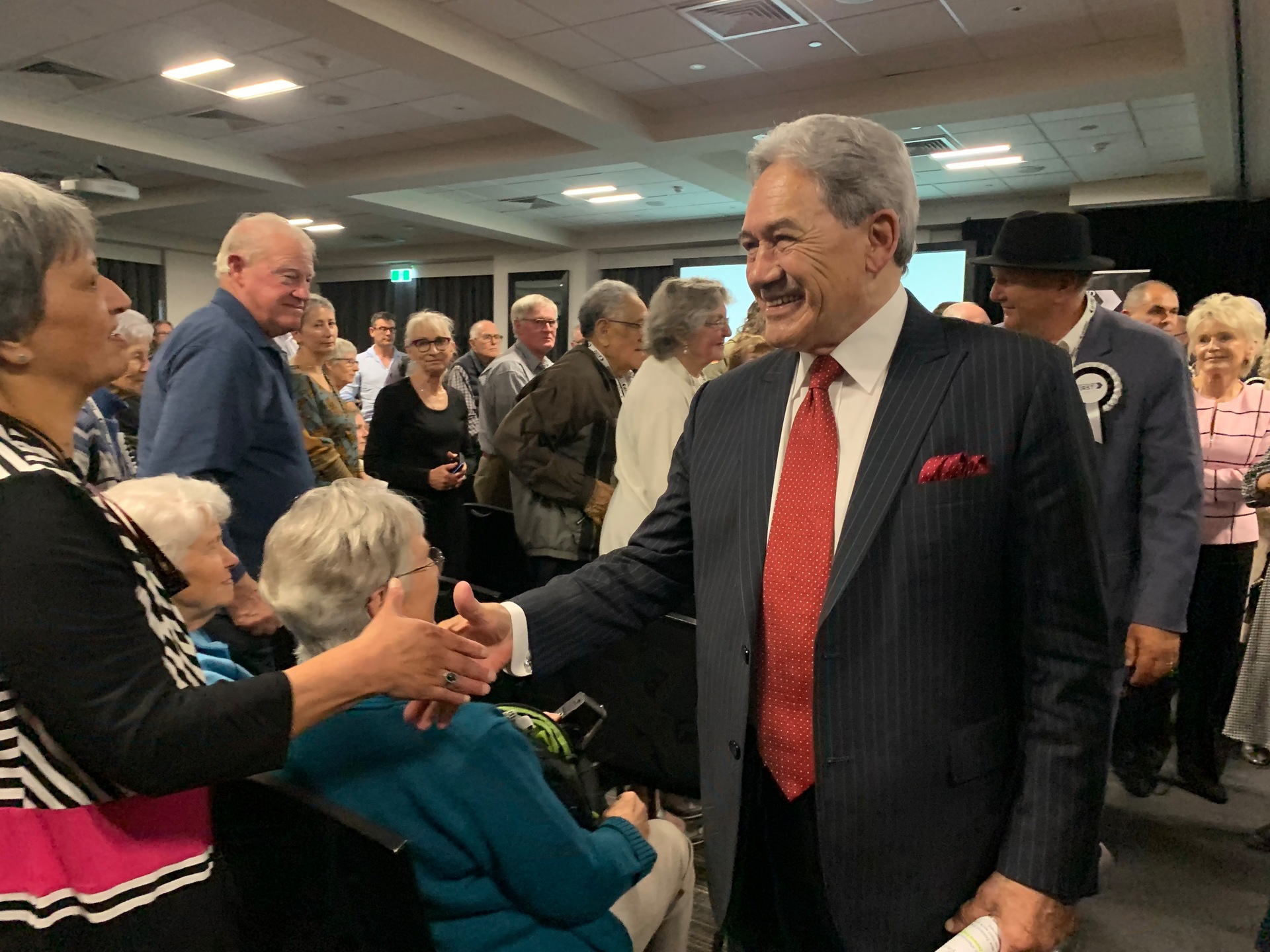 NZ First leader Winston Peters at his party's annual conference in Christchurch last year. Photo / Adam Pearse