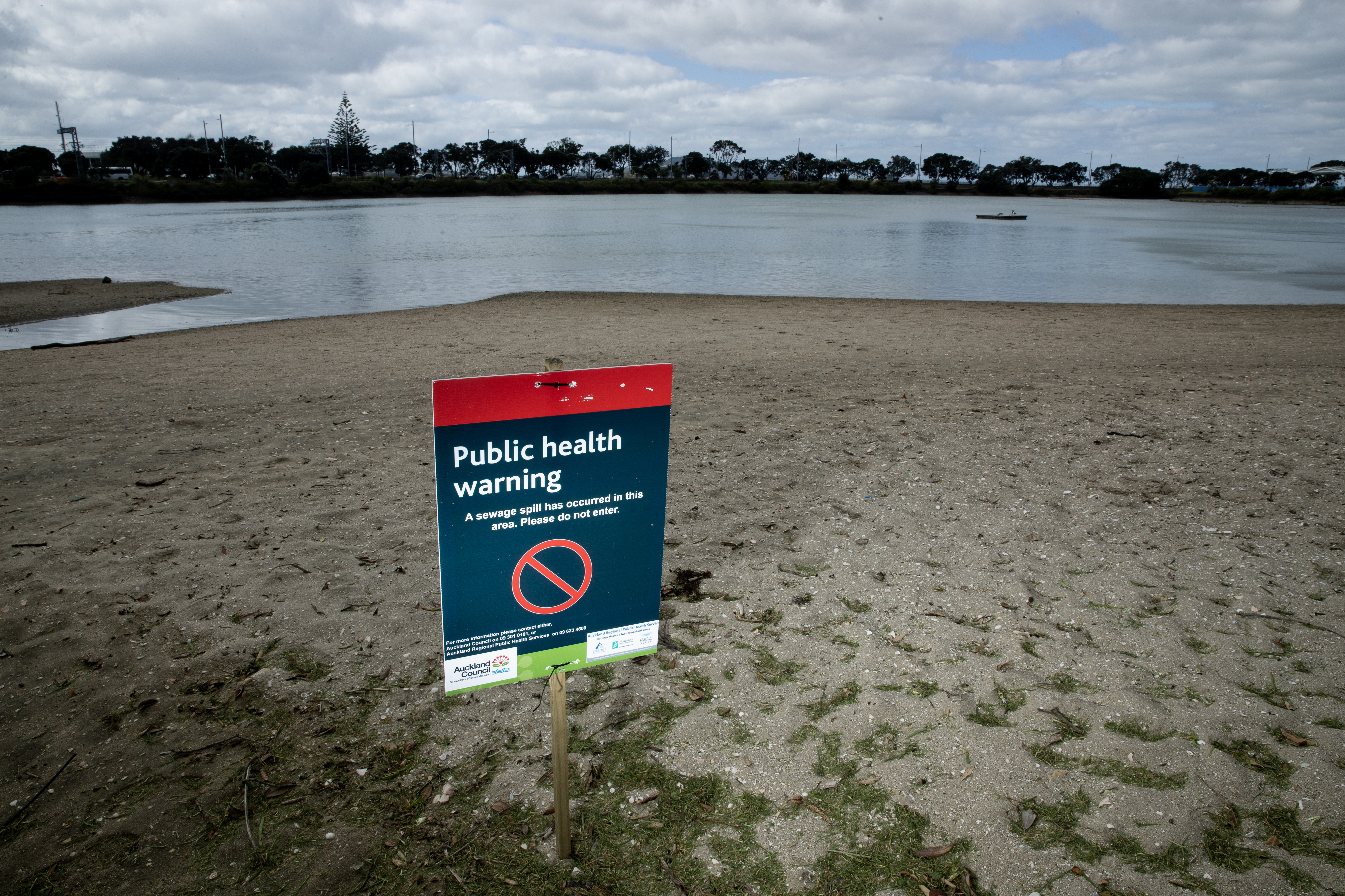 Watercare chief operations officer Mark Bourne told the Herald hundreds of litres of wastewater were flowing into the harbour every second. Photo / Dean Purcell