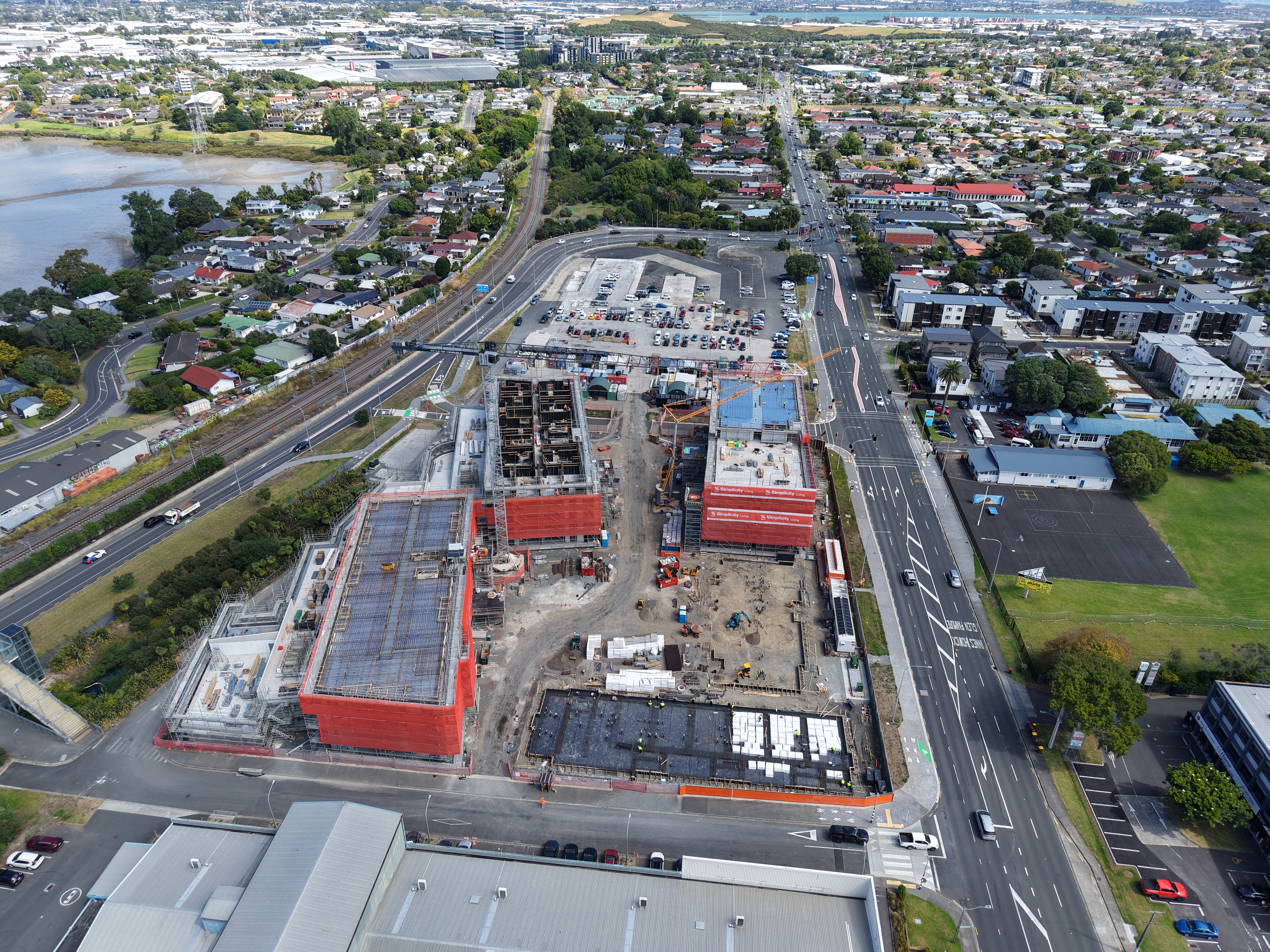 Construction of new Simplicity build to rent apartments in Mt Wellington as at March, 2025. Photo / Simplicity Living
