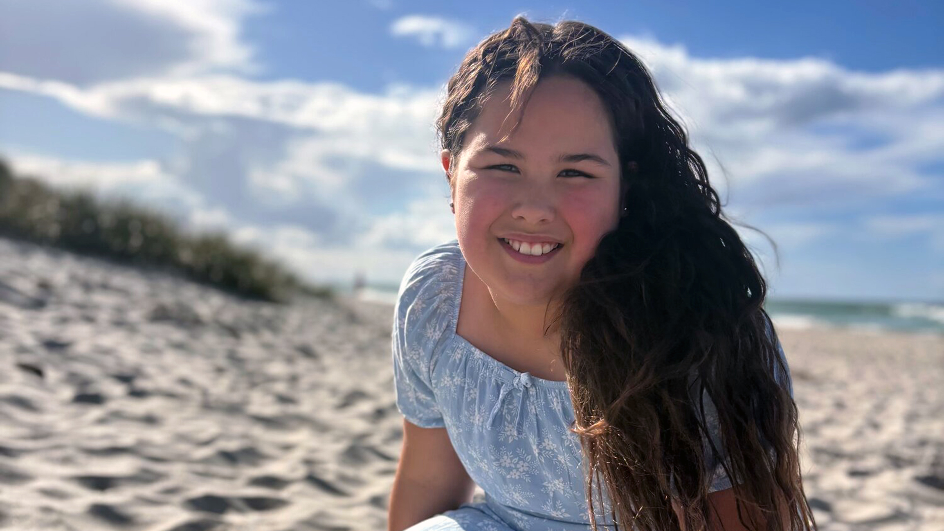 Kalia Saia, a Year 5 student at Tauranga Waldorf School, saved a toddler after spotting them at the bottom of Baywave's wave pool. Photo / Supplied