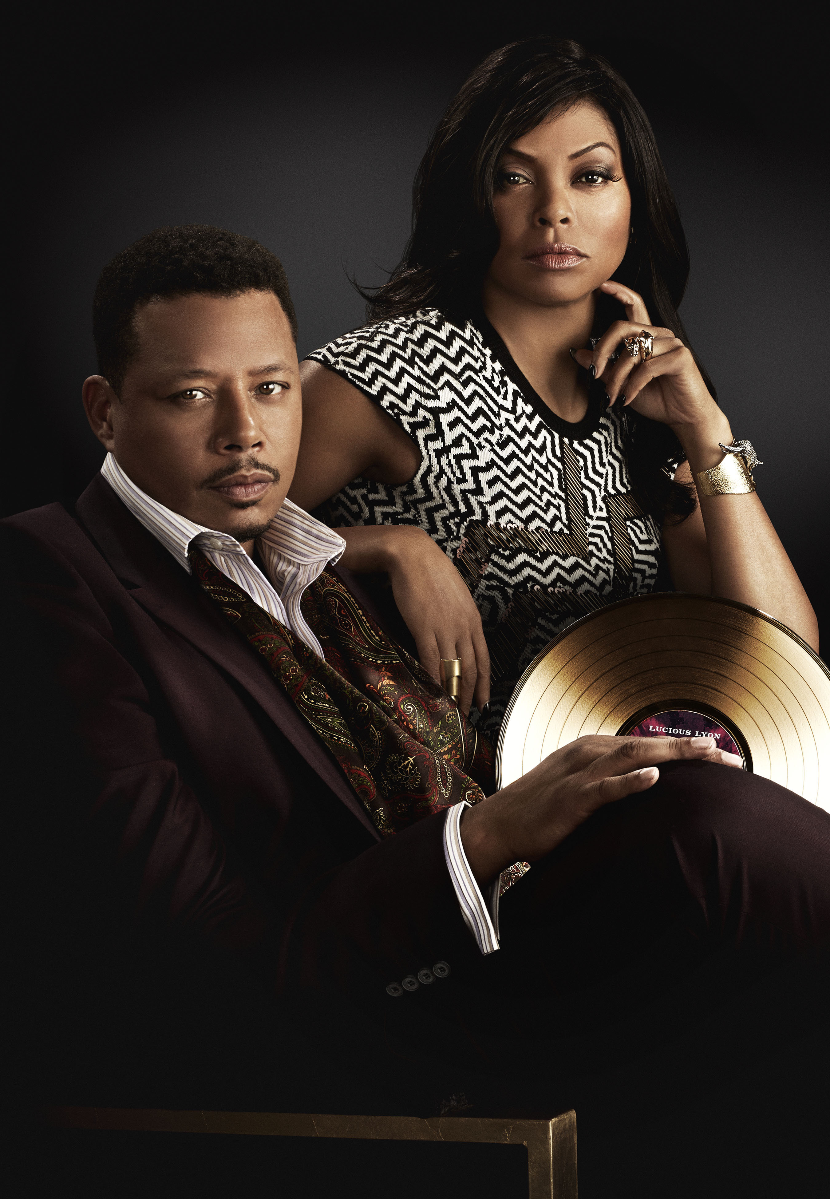 Terrence Howard and Taraji P. Henson in Empire.