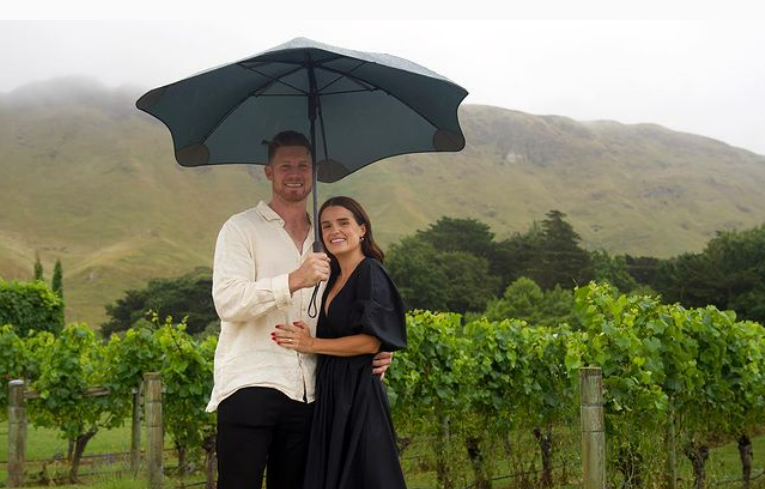 They both went on reality TV looking for love - now Quinn Ryan and Claudia Hoskins are engaged. Photo / @claudhoskins
