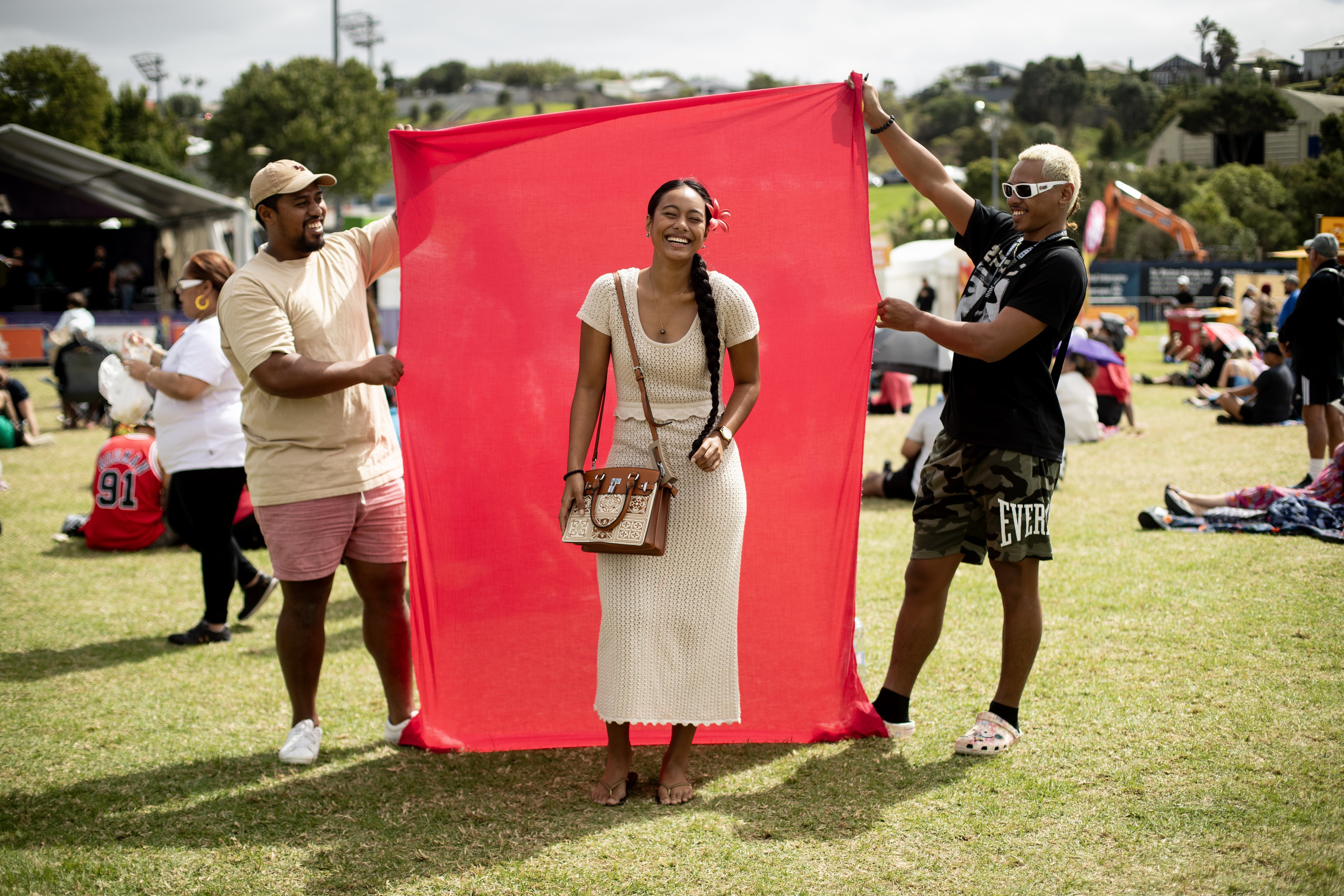 This photo, taken by Dean Purcell at Pasifika Festival 2024, won the award for Best Portrait at the NZ Geographic Photographer of the Year awards. Photo / Dean Purcell