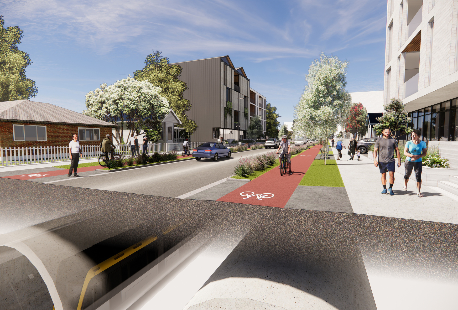 About half of the 24km route for light rail in Auckland will be underground. Photo / File