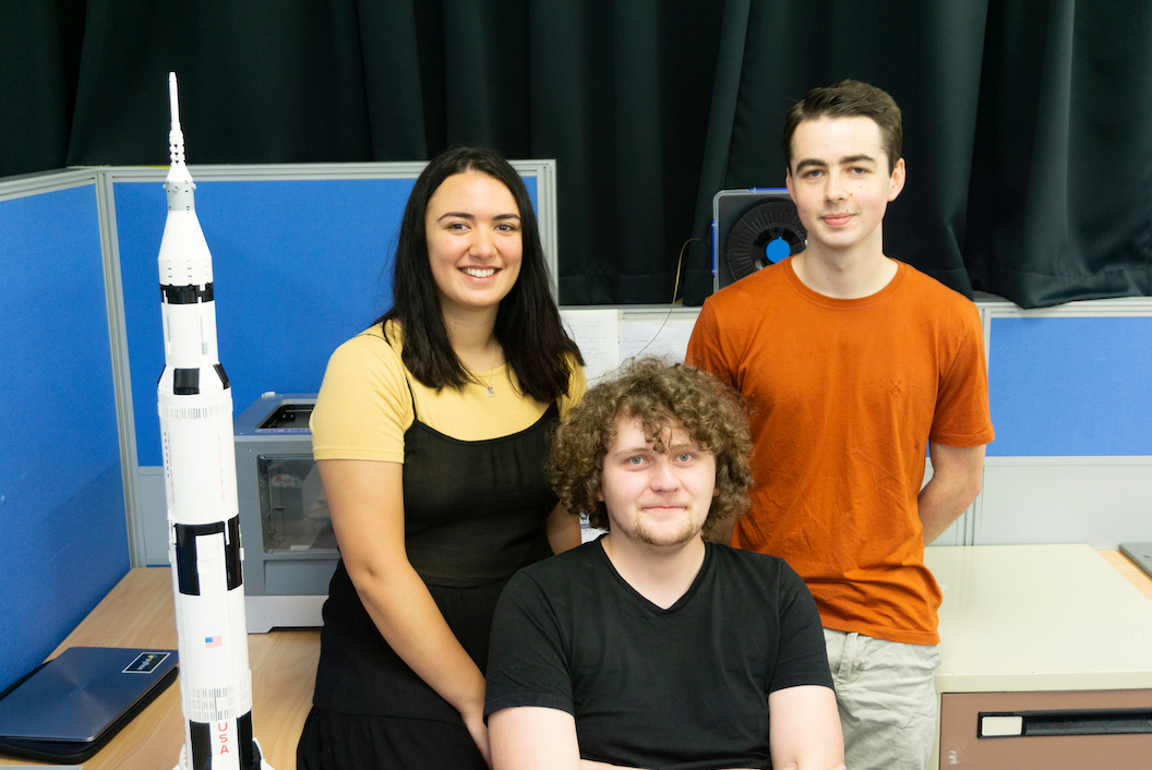 Astrix cofounders Fia Jones (left), Max Daniels and William Hunter. Photo / Supplied