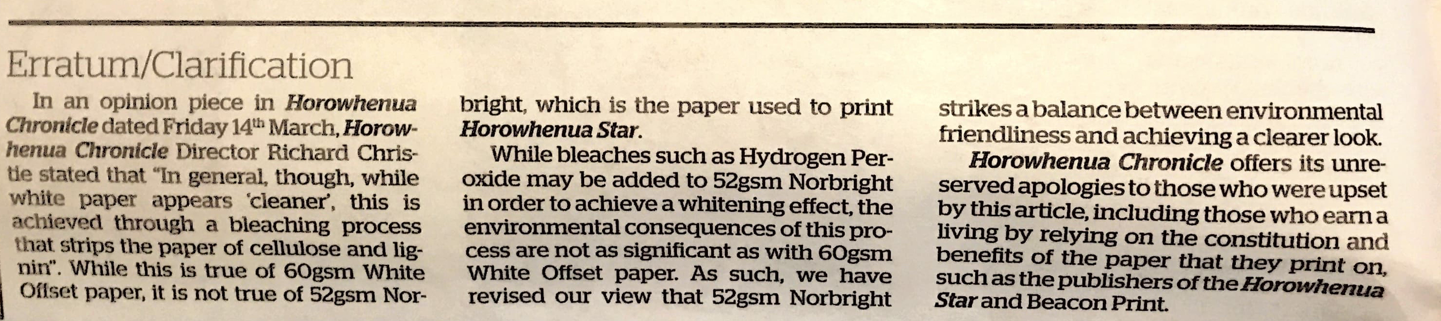 ... and the follow-up.