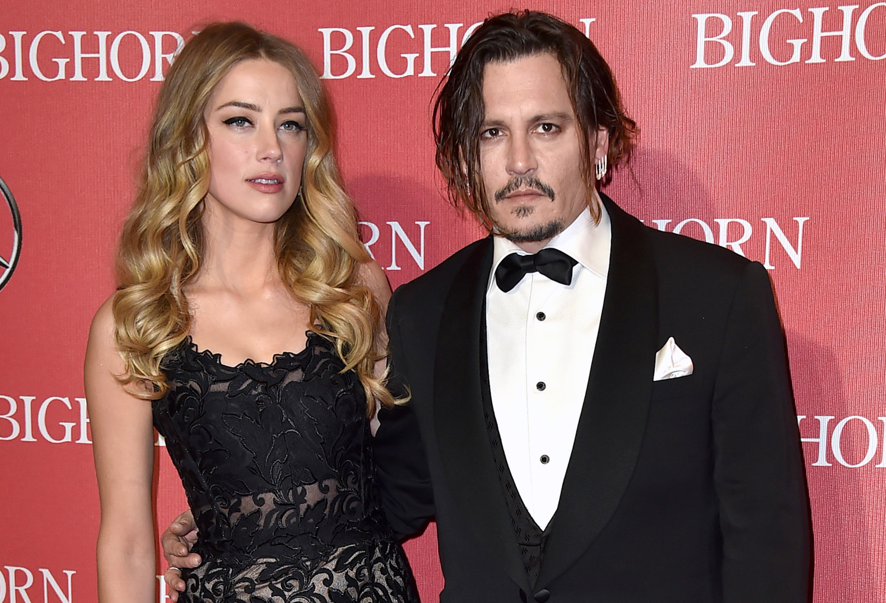Johnny Depps Amber Heard tattoo  Celebrity  Heatworld