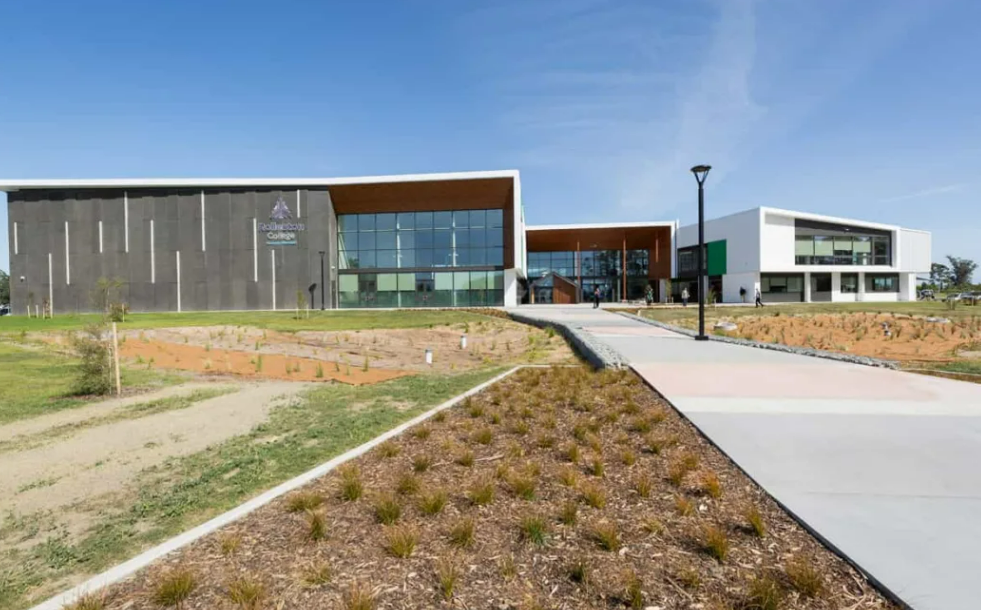Rolleston College in the South Island is one of 11 schools built by public-private partnerships. Photo / Rolleston College