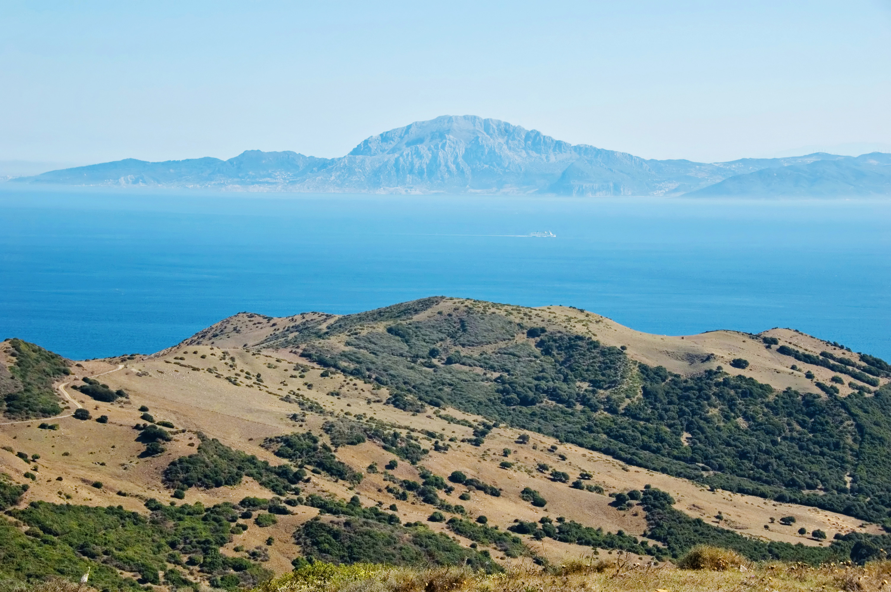 A view of Morocco across the Strait of Gibraltar taken from Spain. Photo / 123rf