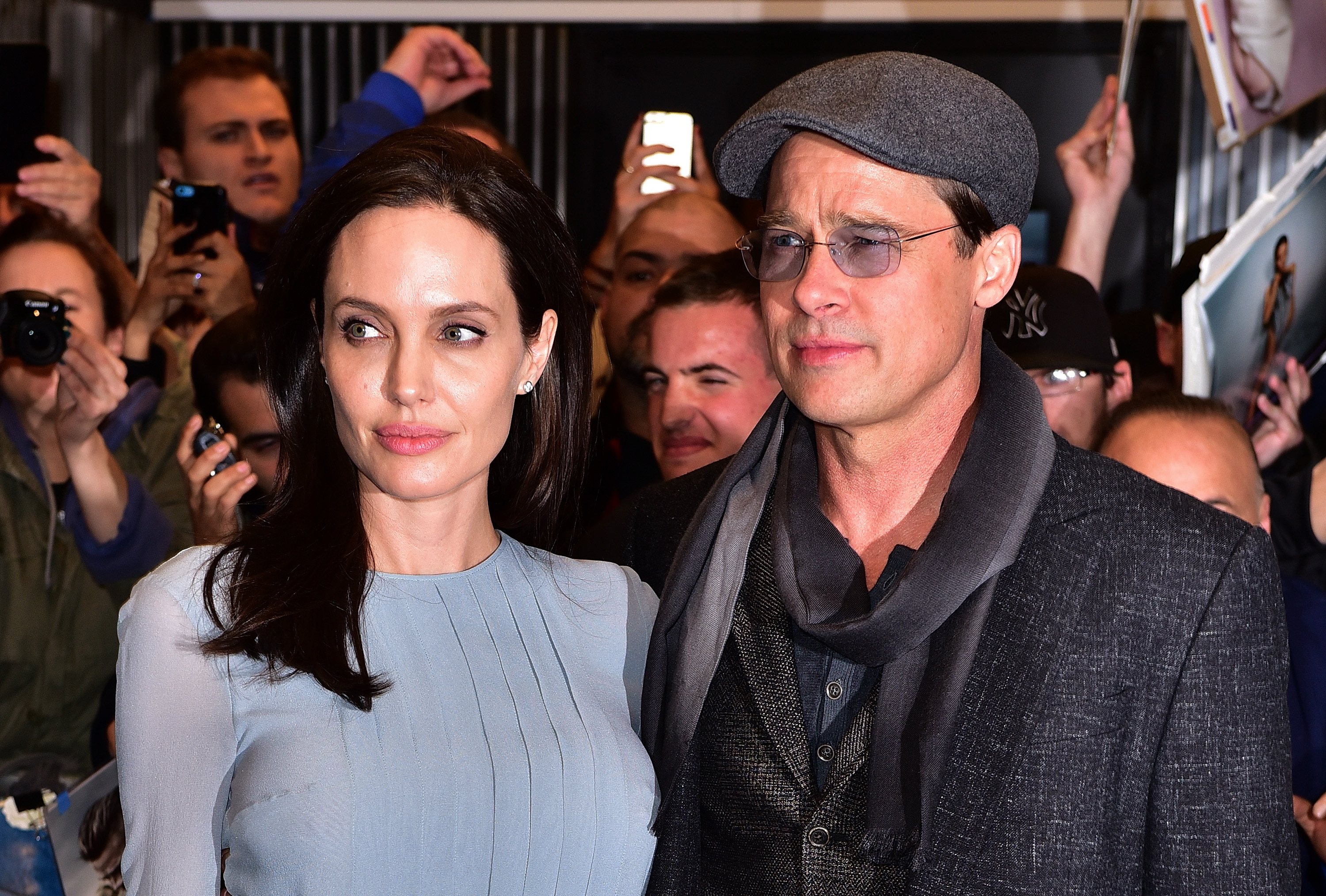 Angelina Jolie and Brad Pitt pictured at City Cinemas in New York City in November 2015. Photo / Getty Images 