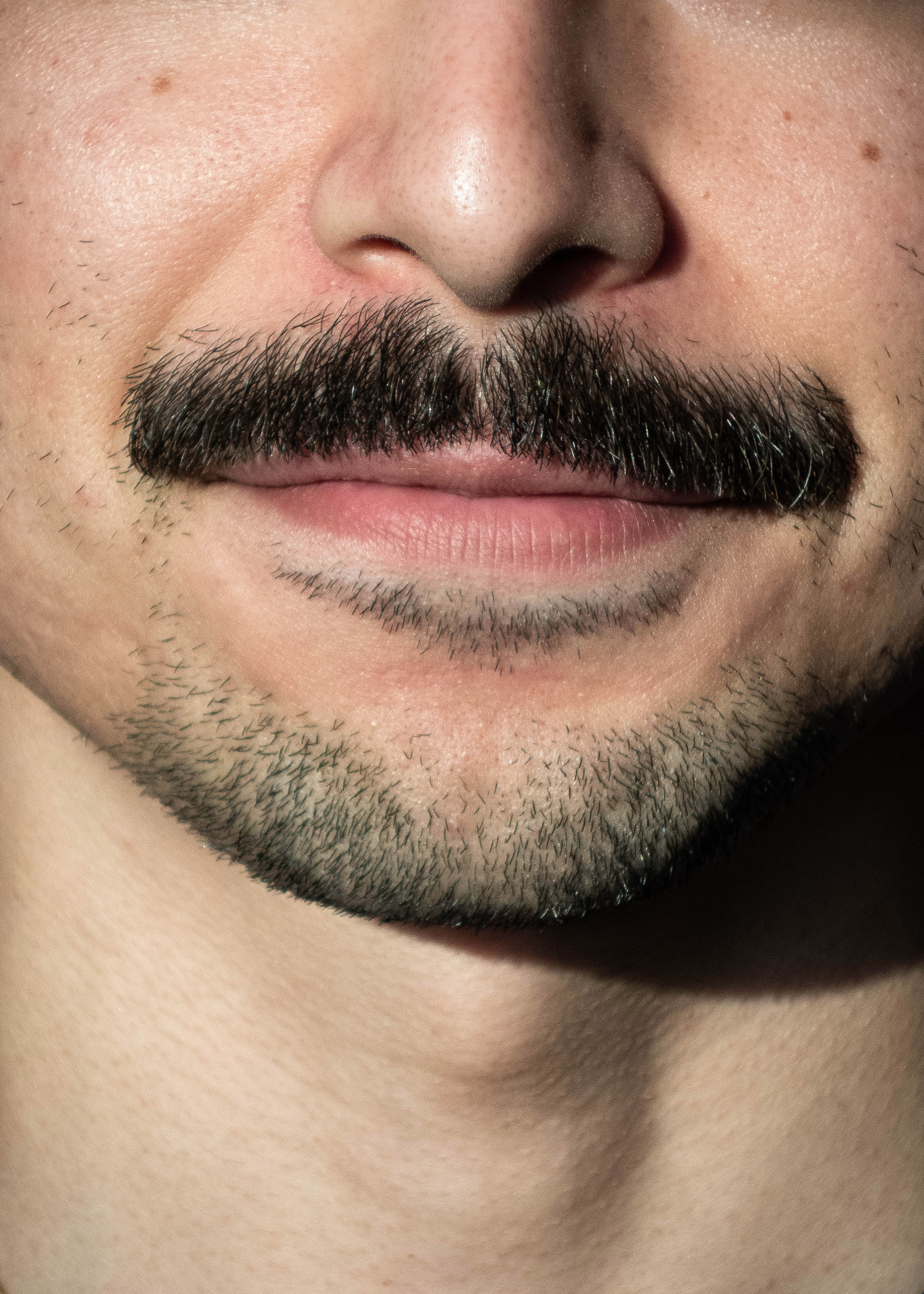 A 29-year-old climbing gym patron's moustache, in the Gowanus neighborhood of Brooklyn. Photo / Ali Cherkis, The New York Times