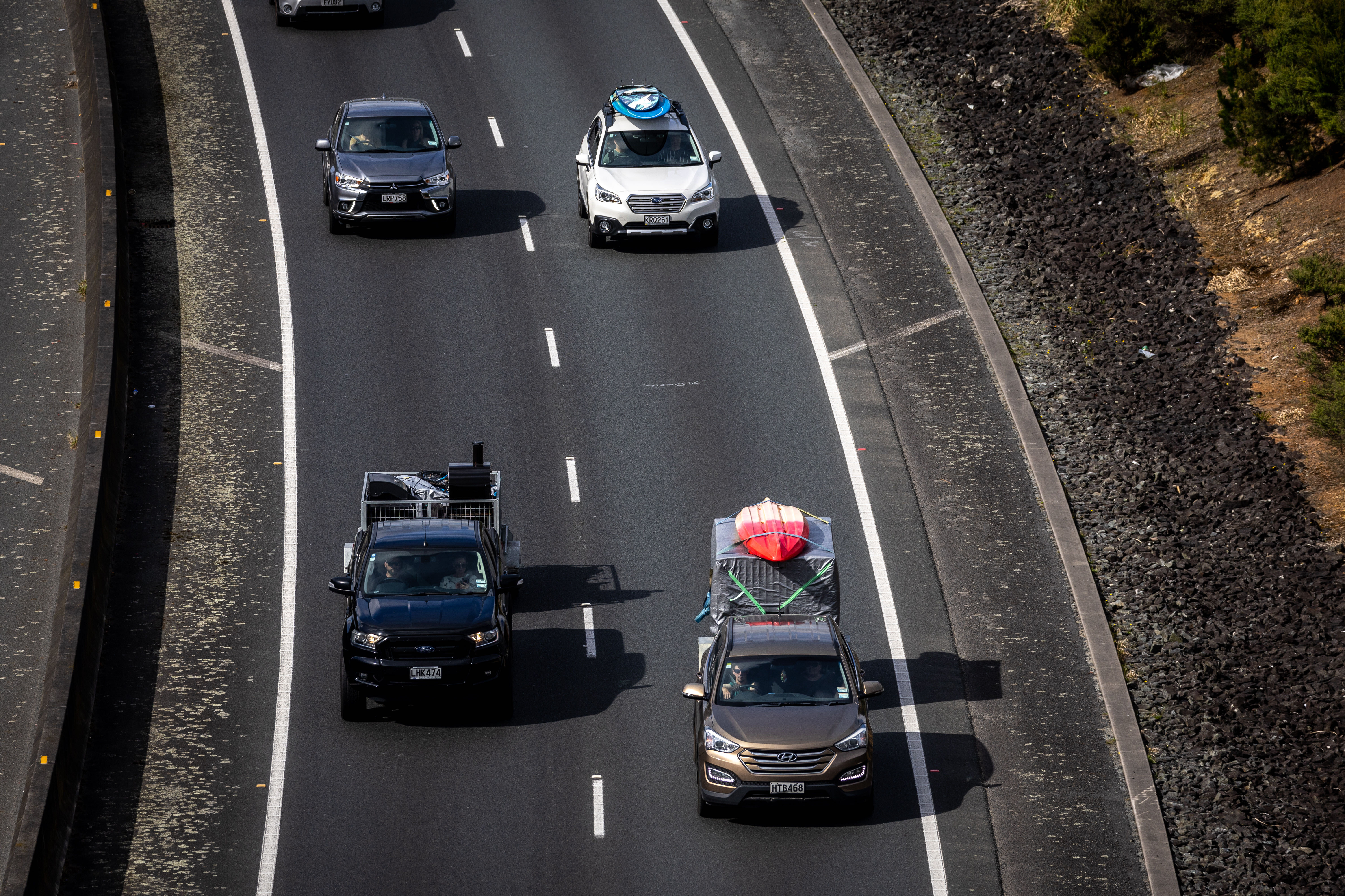 Motorists heading north for summer should expect to face queues between Pūhoi and Warkworth today.